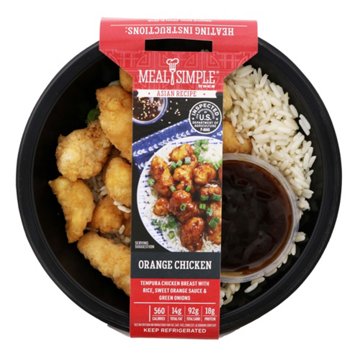 Meal Simple by H-E-B Orange Chicken Bowl, 12 oz