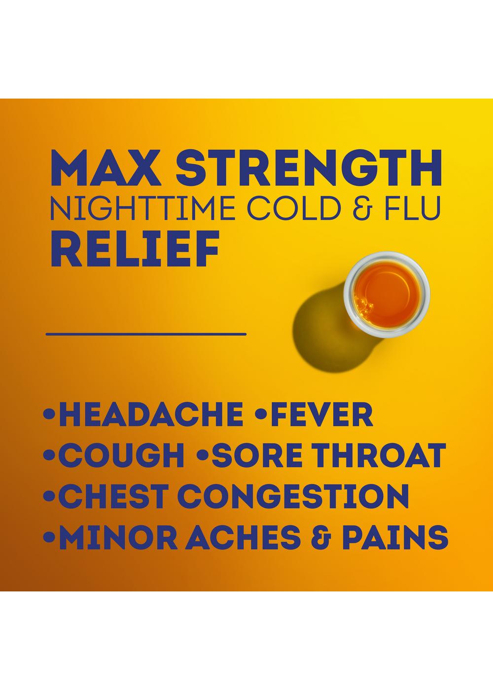 Vicks NyQuil SEVERE Cold & Flu Liquid - Honey; image 11 of 11