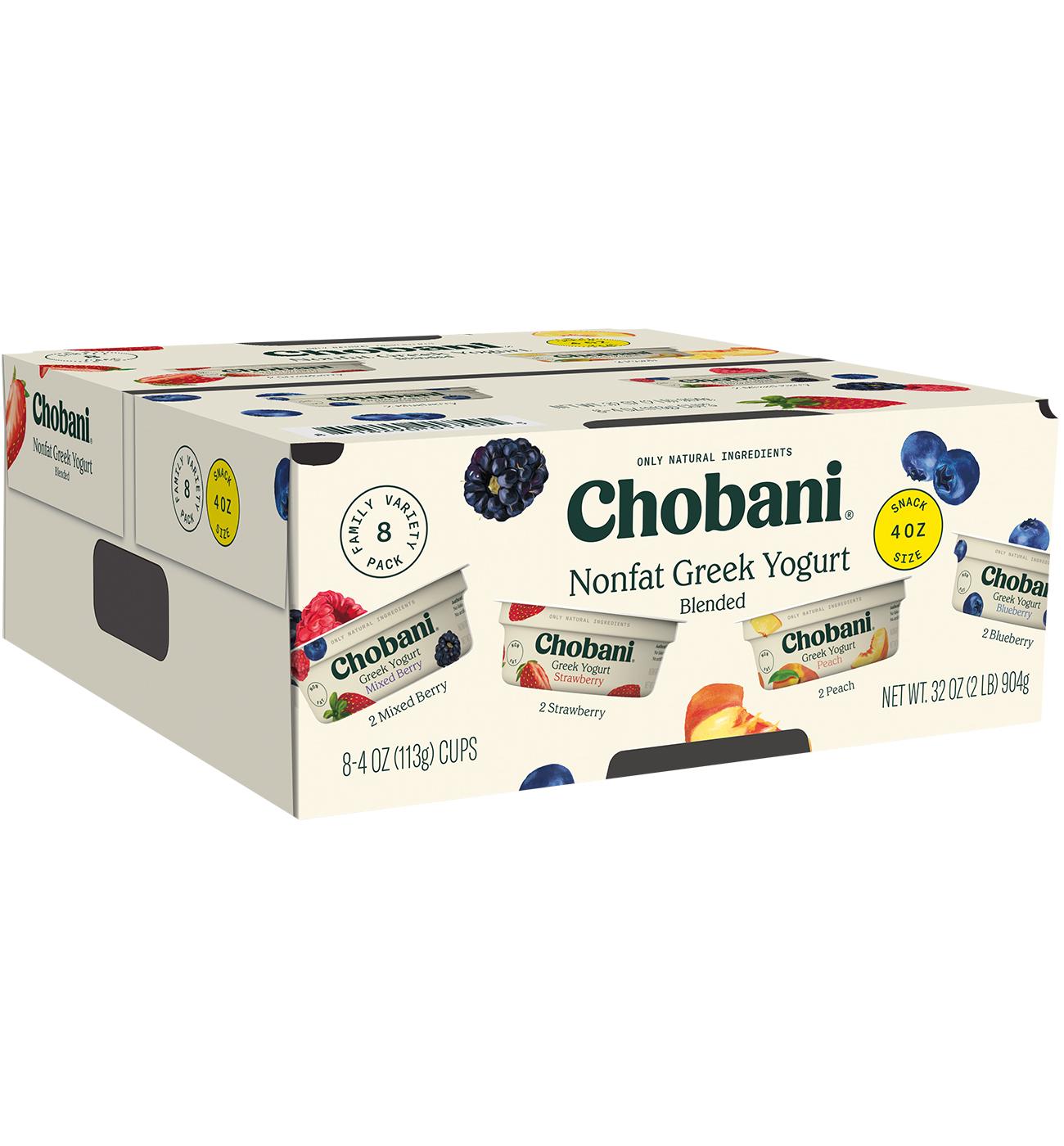 Chobani Non-Fat Blended Greek Yogurt Variety Pack; image 5 of 5