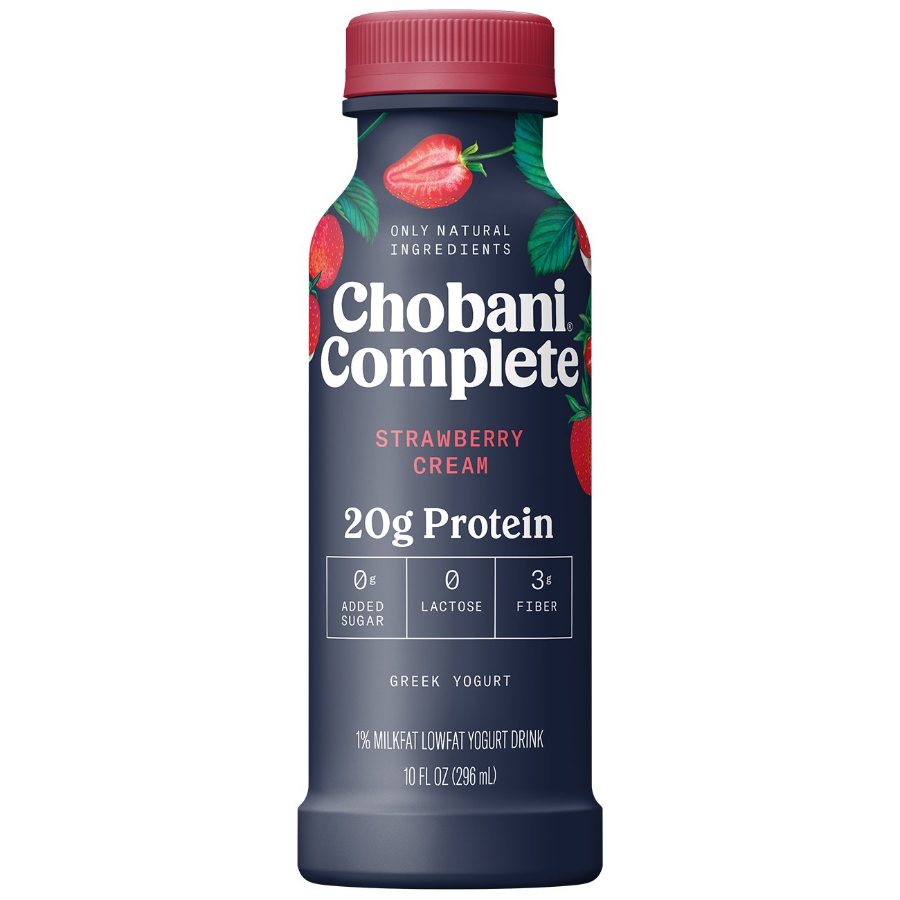 Chobani Complete Strawberry Cream Greek Yogurt Shake - Shop Yogurt at H-E-B