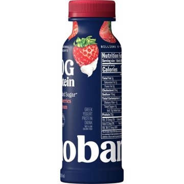 Chobani 20G Protein Zero Sugar Added Yogurt Drink - Strawberries & Cream, 10 oz