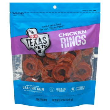 H-E-B Texas Pets Chicken Rings, 12 oz
