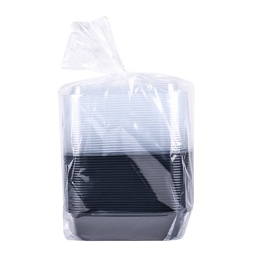 our goods Rectangle Disposable Containers & Lids, 25 pk, 38 oz
