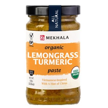 Mekhala Organic Vietnamese-Inspired Lemongrass Turmeric Paste, 3.53 oz