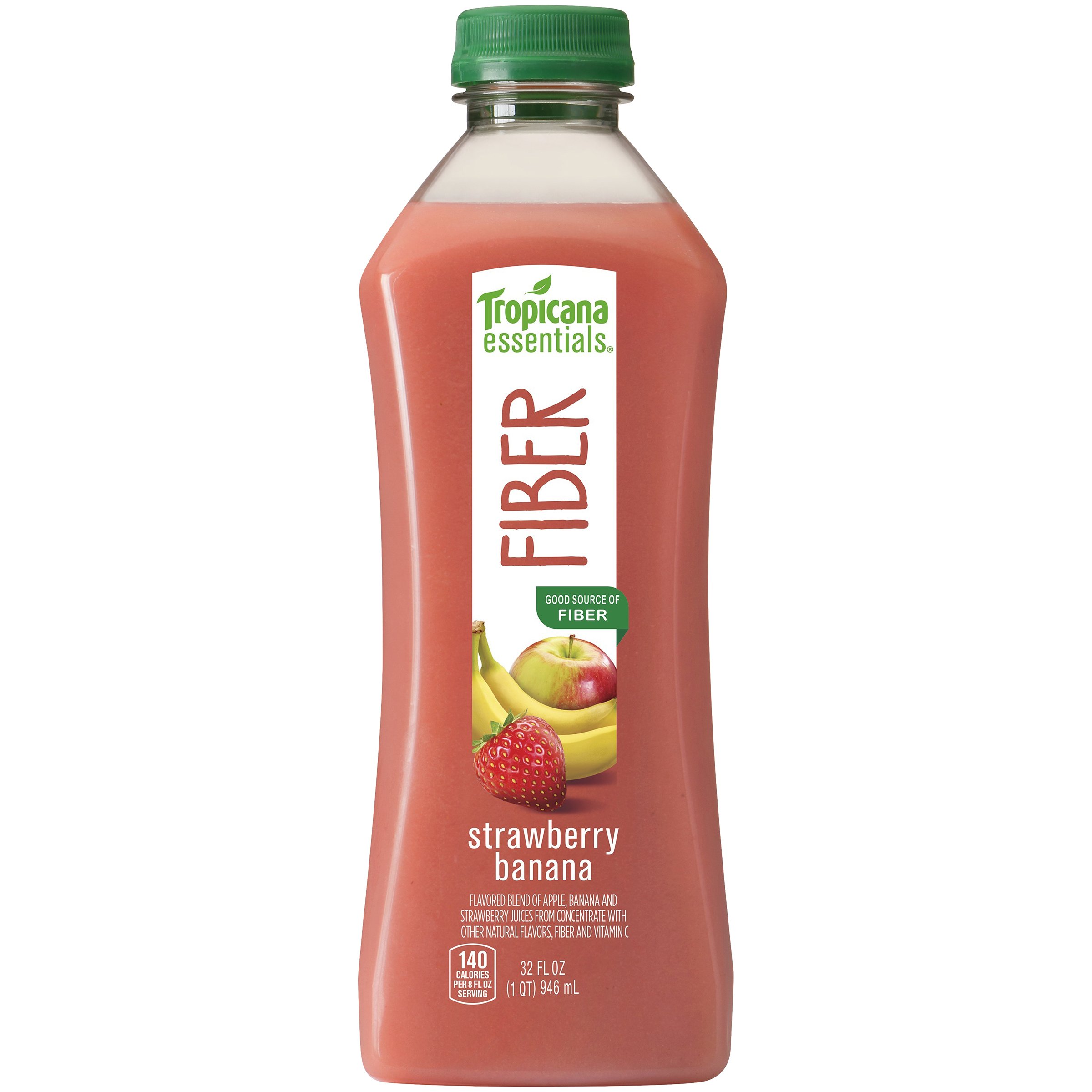 Tropicana Essentials Fiber Strawberry Banana Juice Shop Juice at HEB