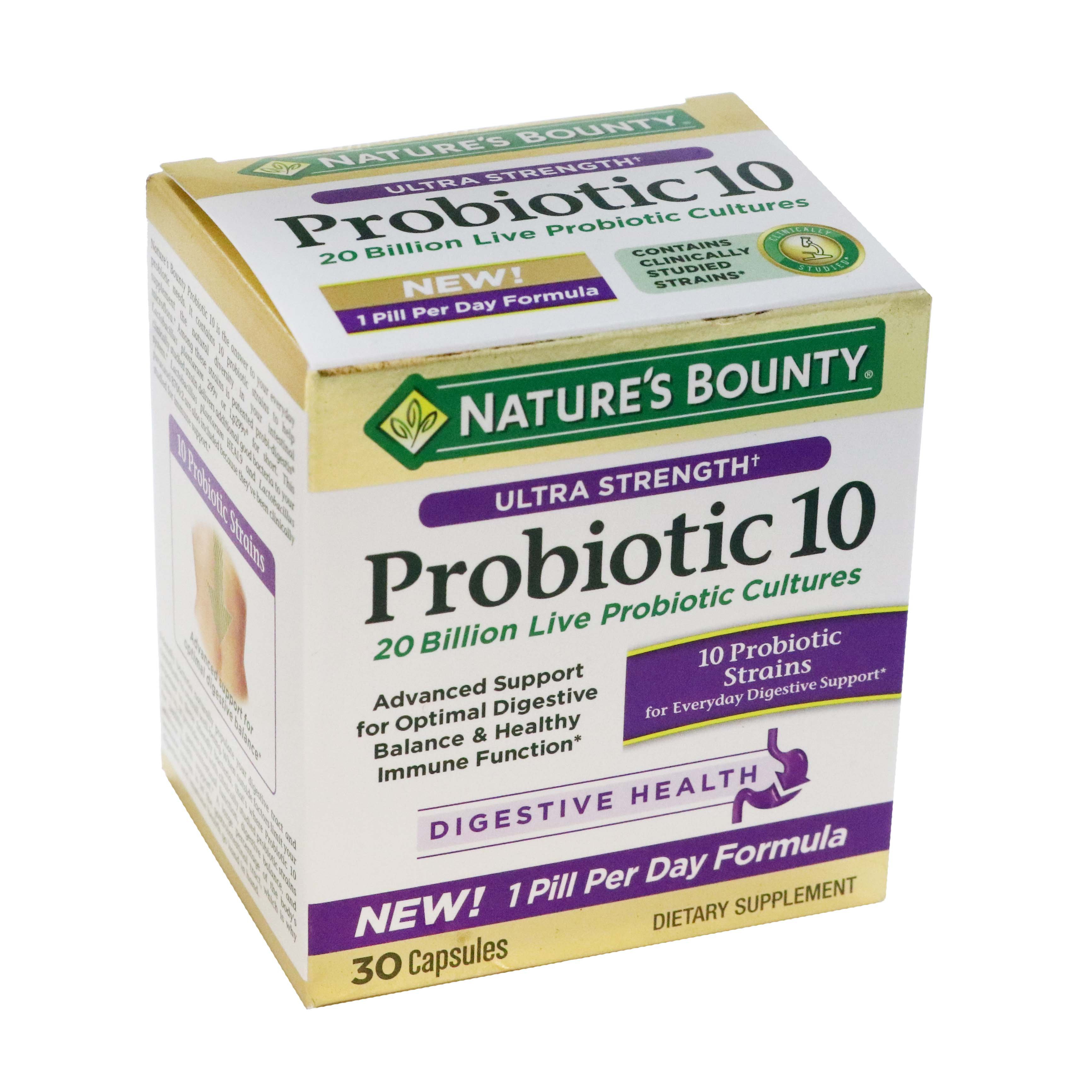 Nature's Bounty Probiotic 10 Capsules - Shop Medicines & Treatments At ...