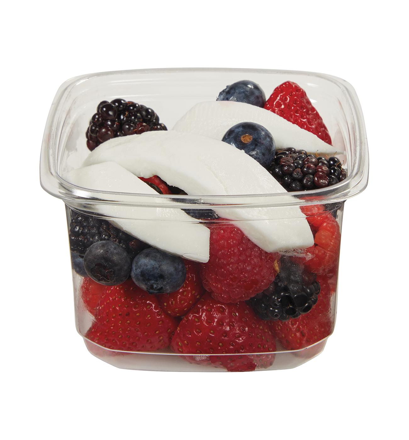 H-E-B Fresh Mixed Berries & Coconut - Small; image 2 of 2