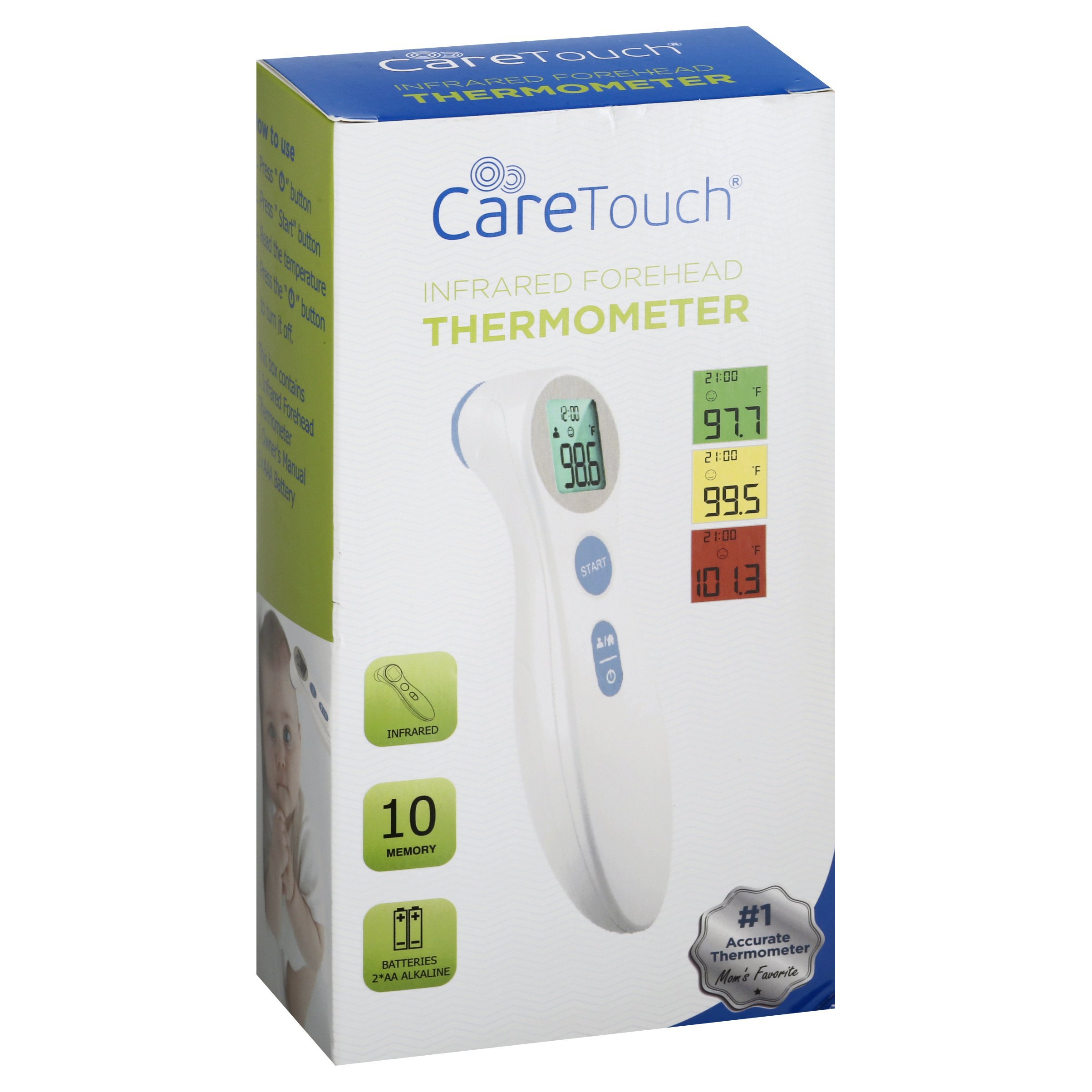 Care Touch Infrared Forehead Thermometer Shop Thermometers & Monitors