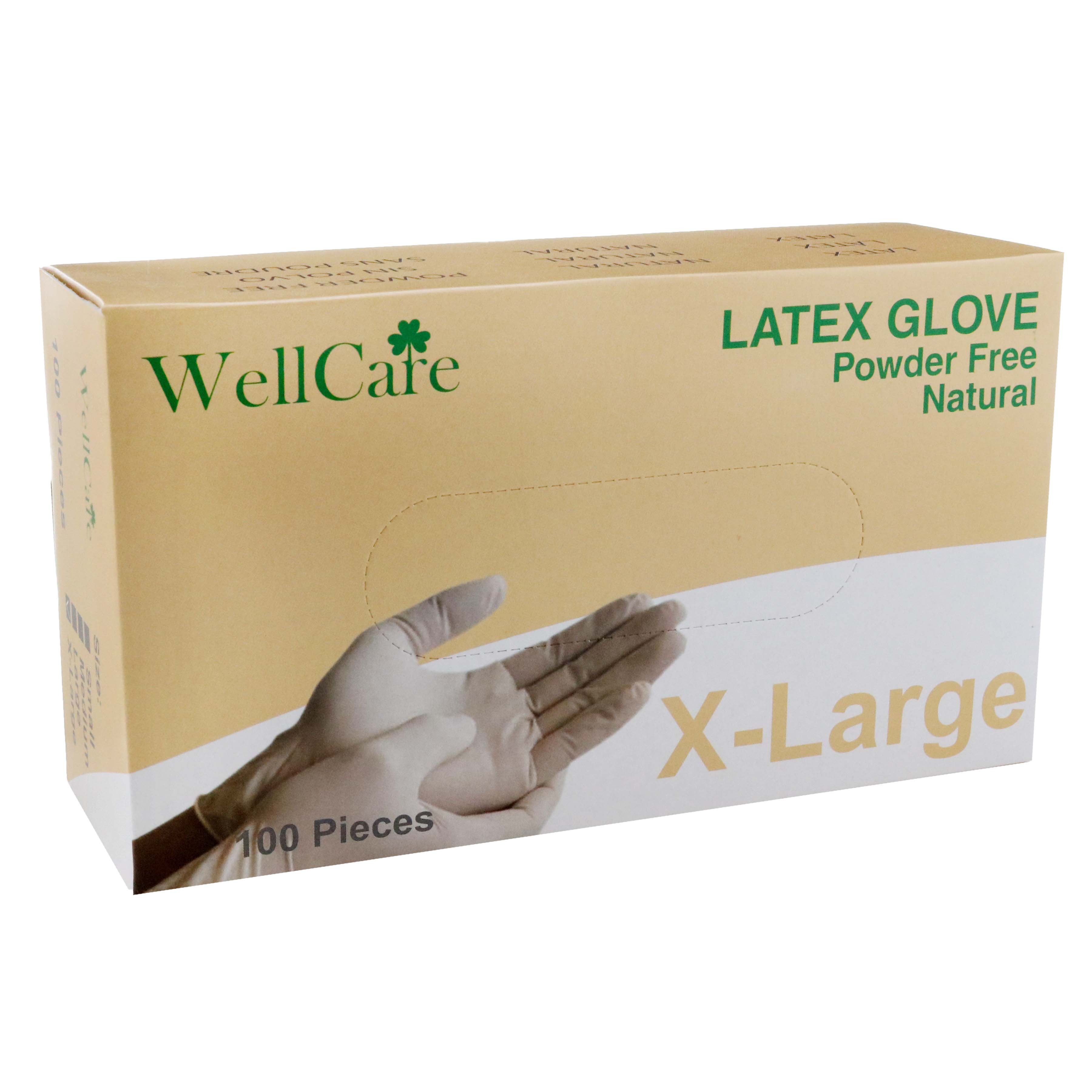 Wellcare Latex Disposable Gloves Extra Large Shop Gloves at HEB