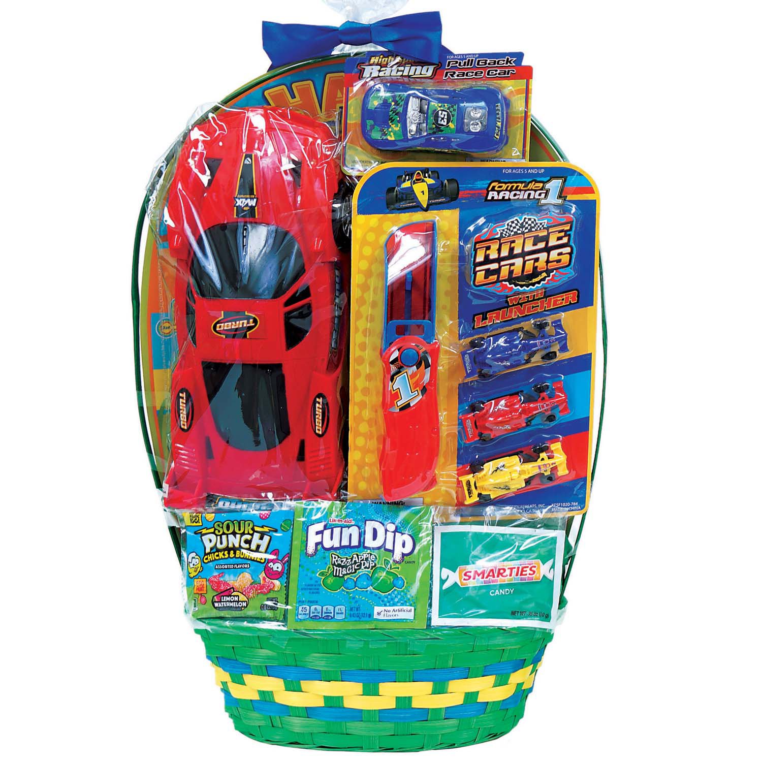 Wondertreats Easter Basket with Toys and Candy Shop Gift Baskets at HEB