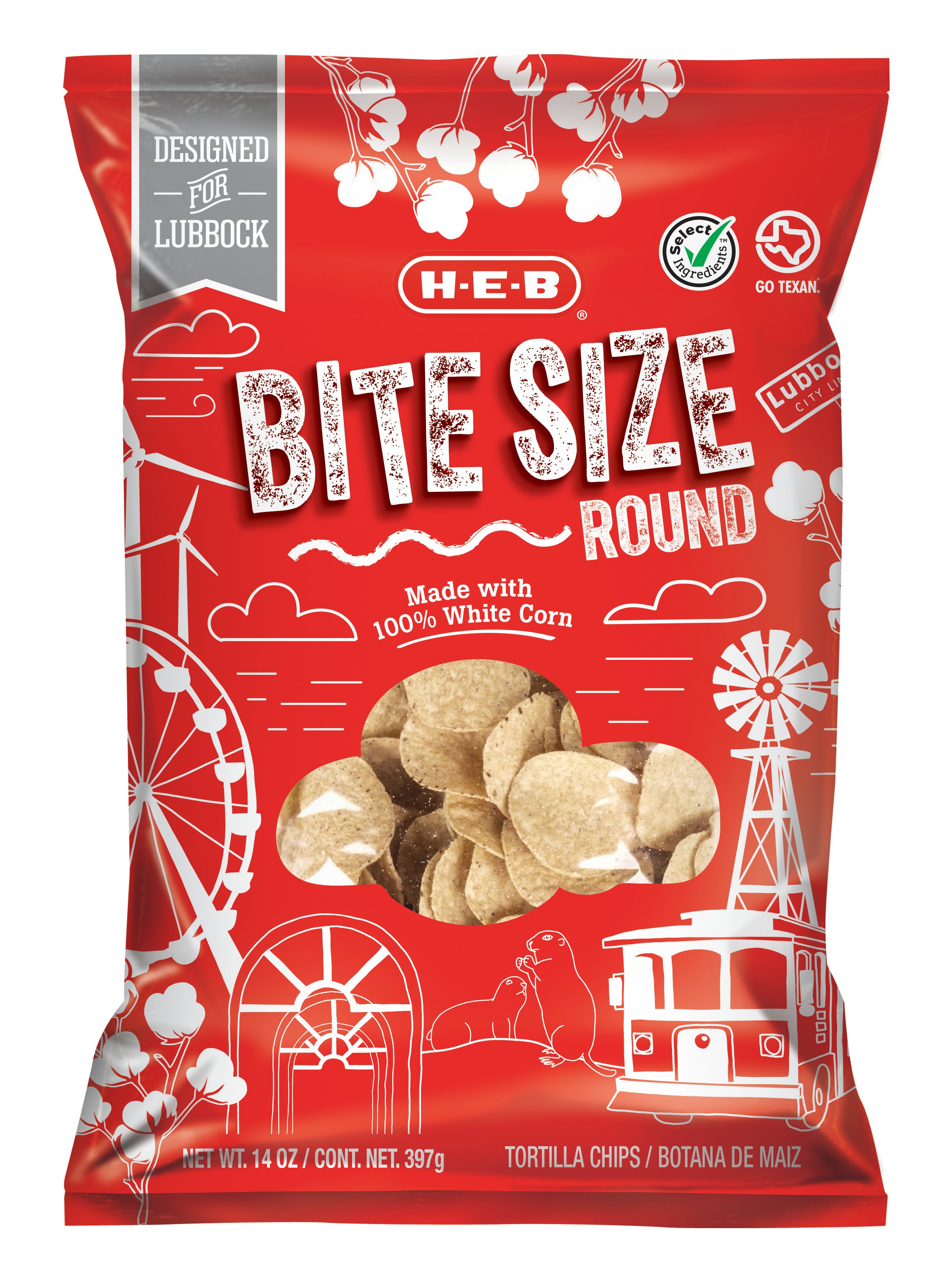 HEB Bite Size Round Tortilla Chips Shop Chips at HEB