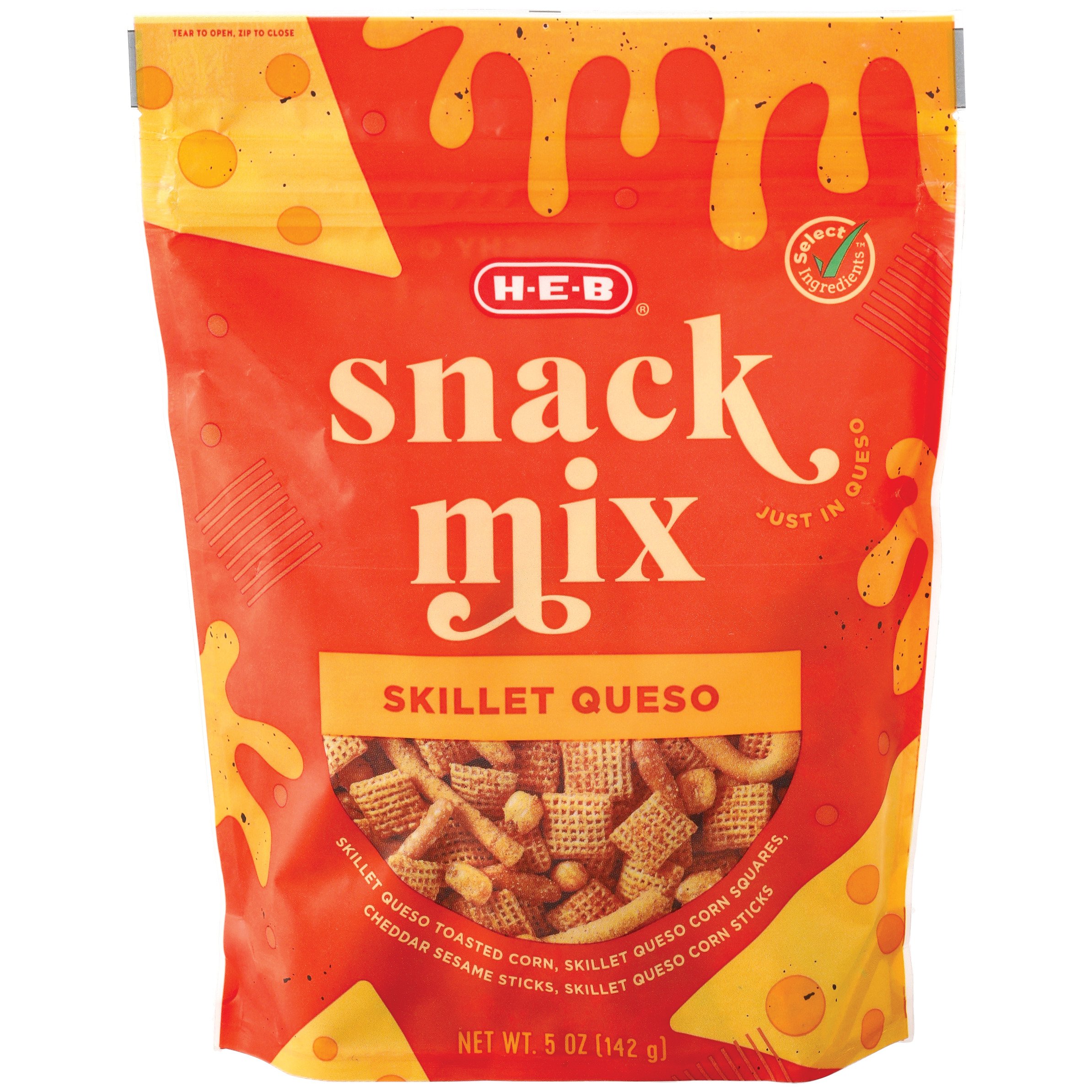 H-E-B Skillet Queso Snack Mix - Shop Trail Mix At H-E-B