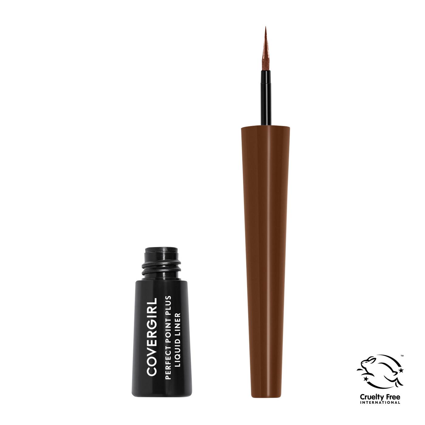 Covergirl Perfect Point Plus Liquid Eyeliner 210 Espresso; image 8 of 12