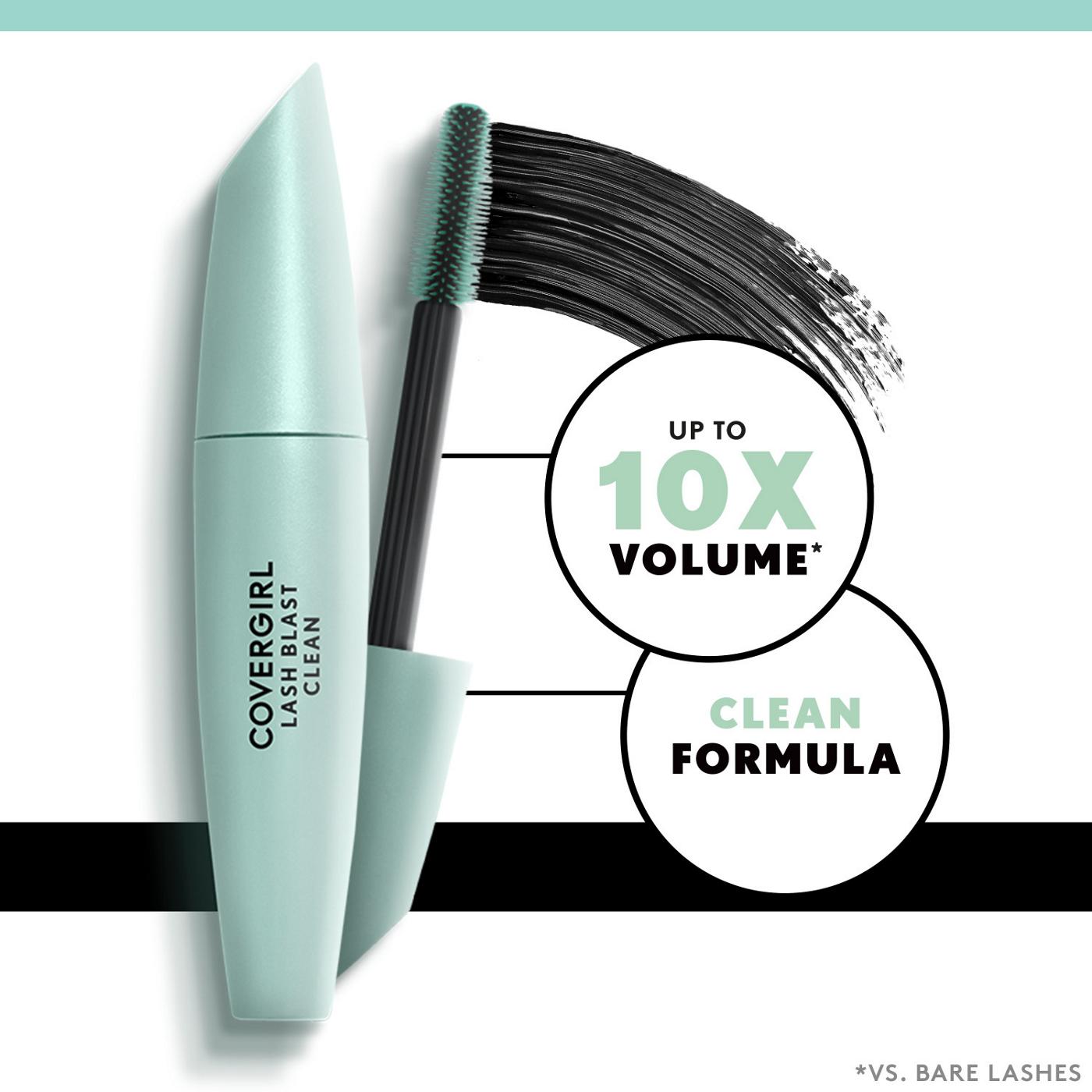 Covergirl Lash Blast Clean Volume Mascara - Pitch Black; image 3 of 11