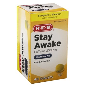 H-E-B Stay Awake Tablets, 40 ct