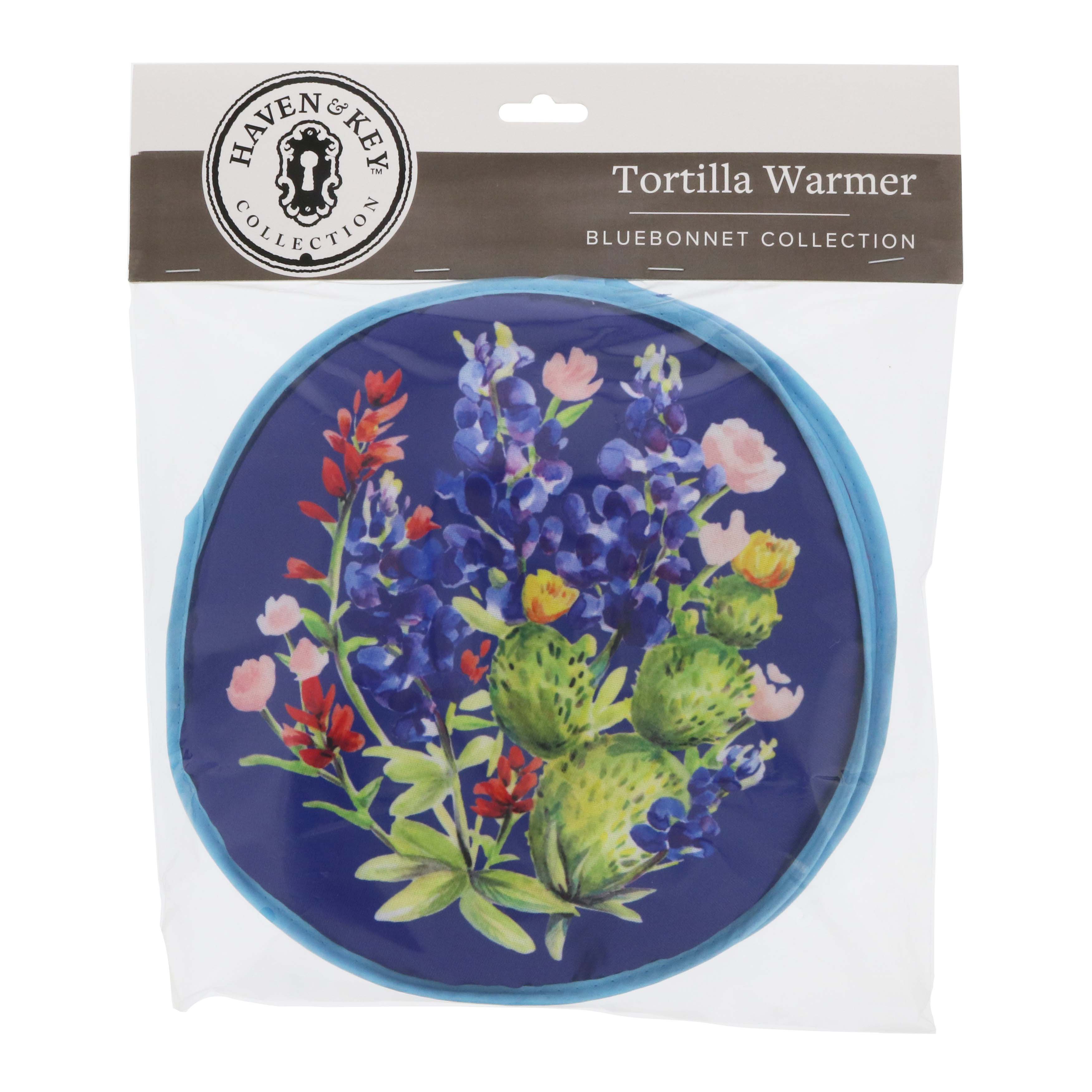 Haven & Key Collection Blue Tortilla Warmer Shop Tortilla