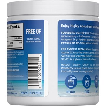 Natural Vitality Calm Magnesium Supplement Drink Mix - Orange, 8 oz