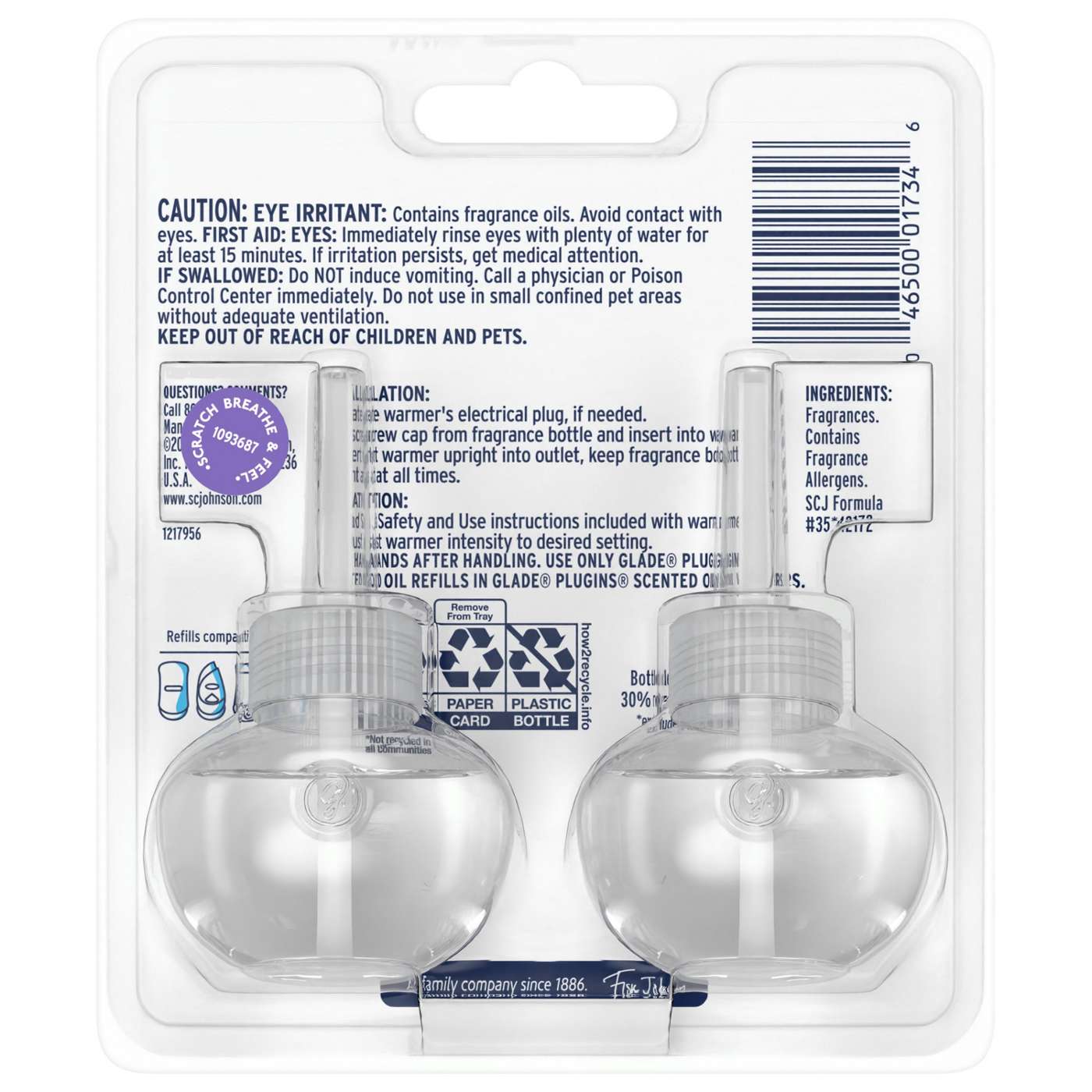 Glade PlugIns Scented Oil Air Freshener Refills - Tranquil Lavender & Aloe; image 9 of 14