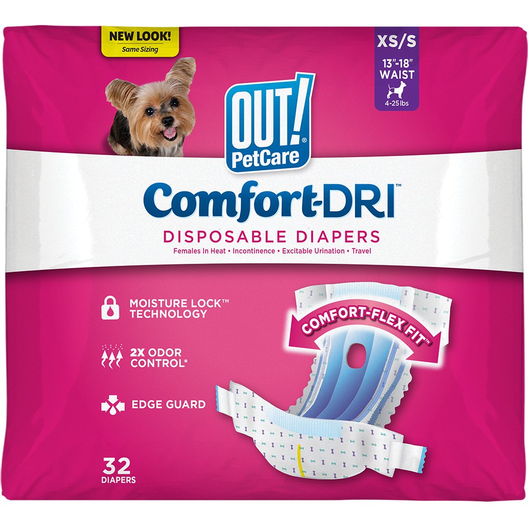 Out! ComfortDri Disposable Diapers for Dogs Shop Dogs at HEB