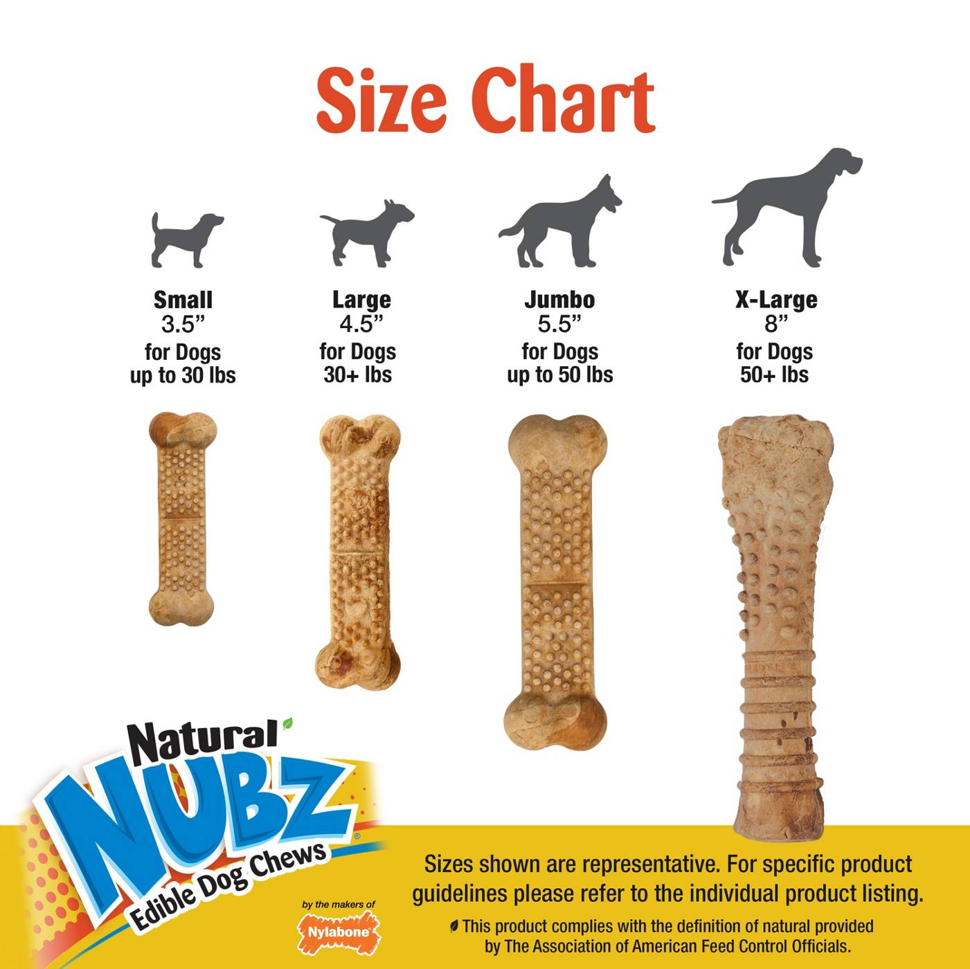 Nylabone Natural Nubz Small Edible Chicken Dog Chews; image 2 of 6