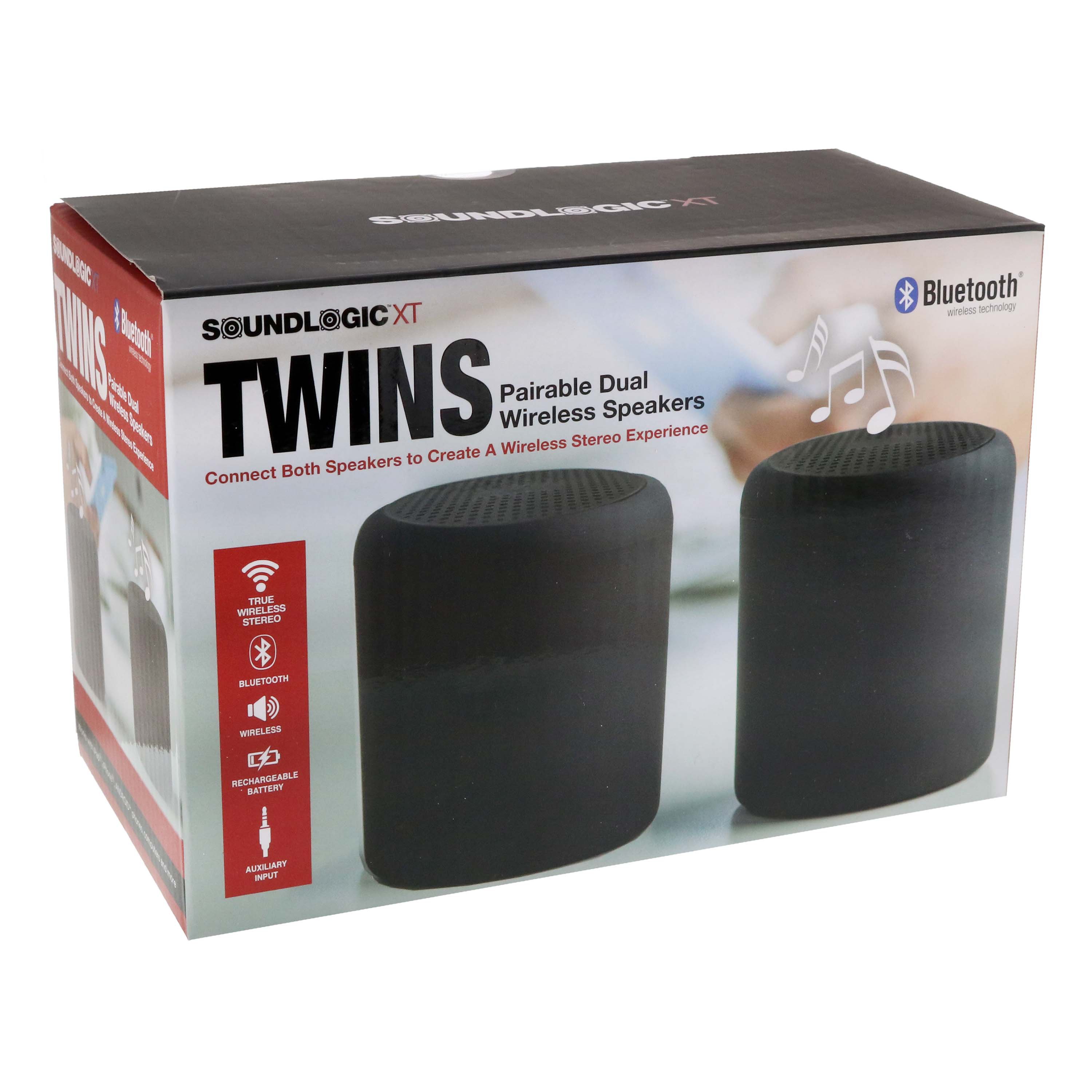 sensatie hypothese in tegenstelling tot Sound Logic Twins Pairable Dual Wireless Speakers - Shop Electronics at  H-E-B