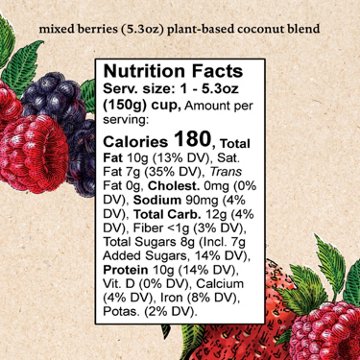 Siggi's Plant Based Mixed Berry Yogurt