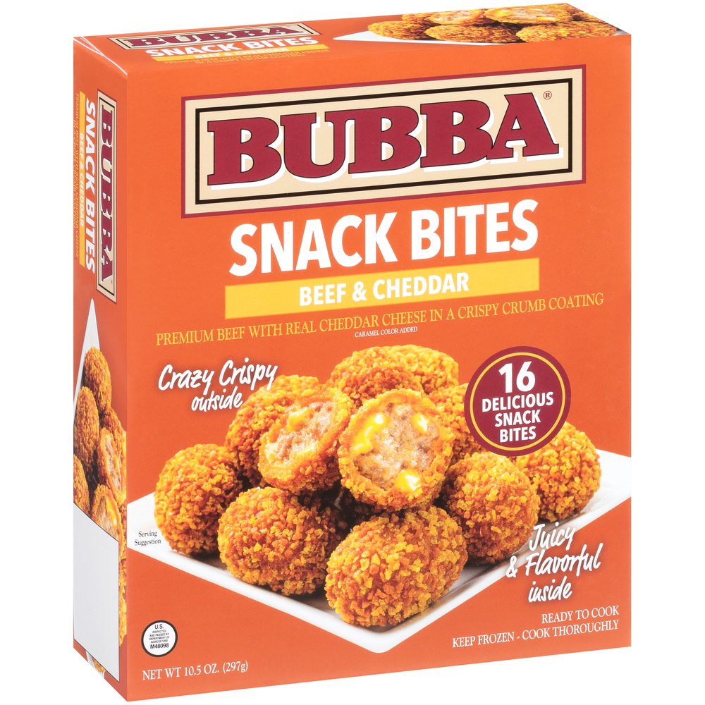 Bubba Burger Beef & Cheddar Snack Bites Shop Beef & Veal at HEB