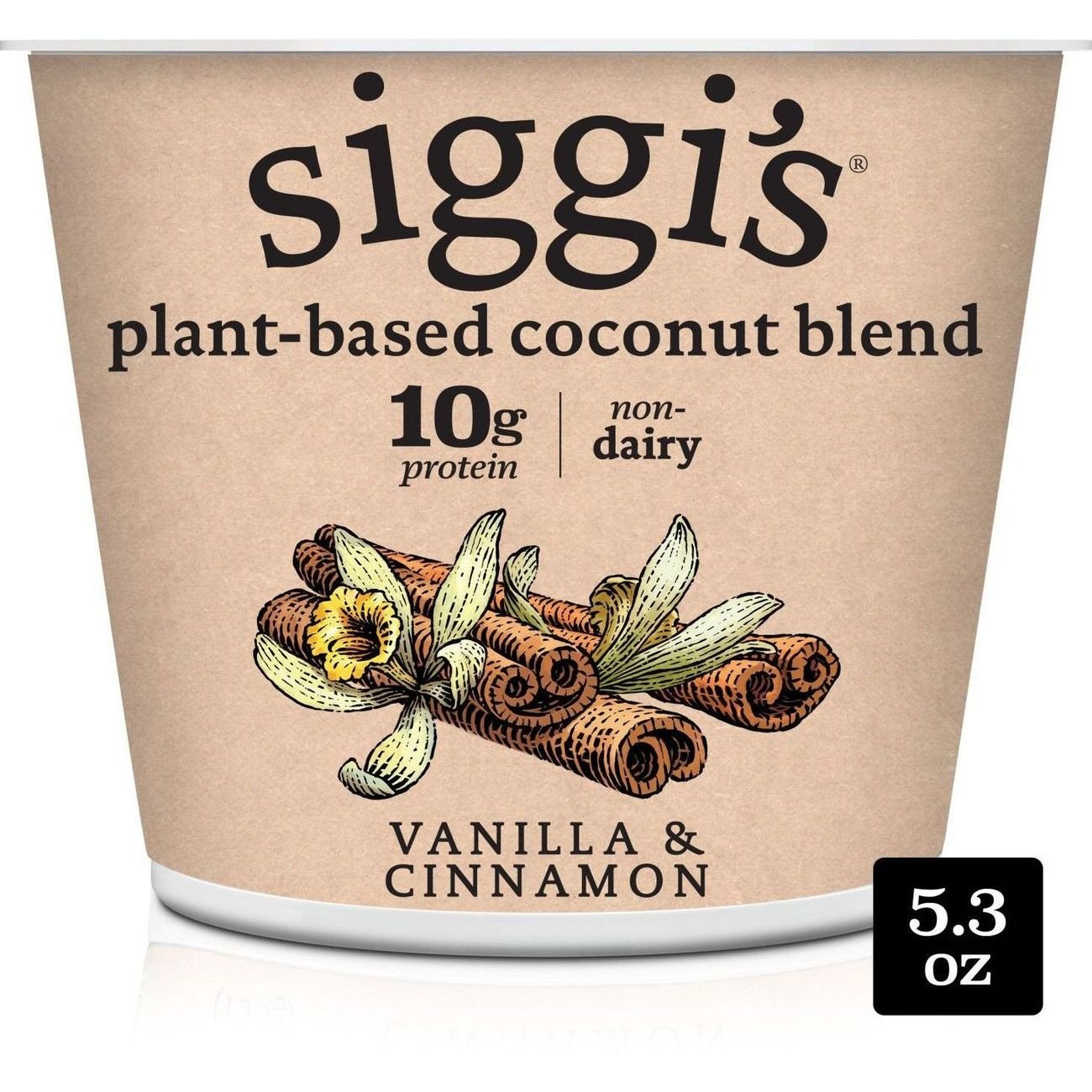 Siggi's Plant Based Vanilla & Cinnamon Yogurt, 5.3 oz