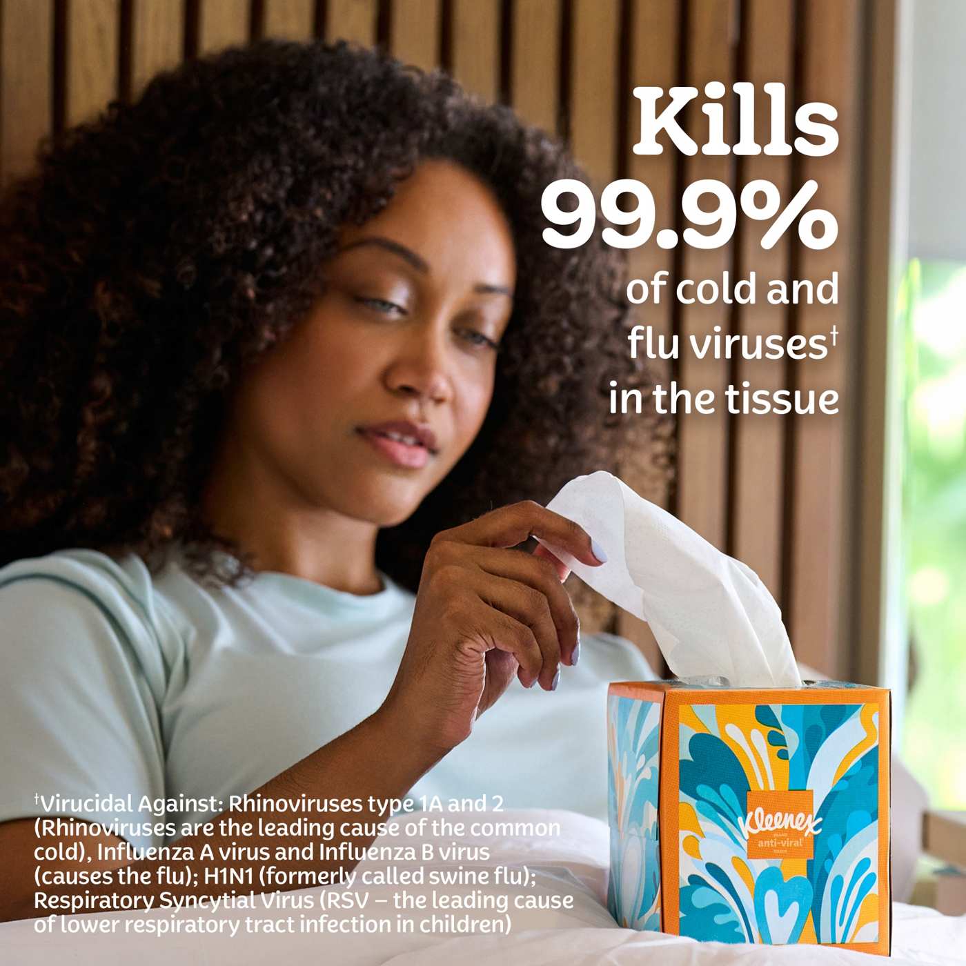Kleenex Anti-Viral Facial Tissues Cube Boxes 3 Ply, 4 pk; image 2 of 3
