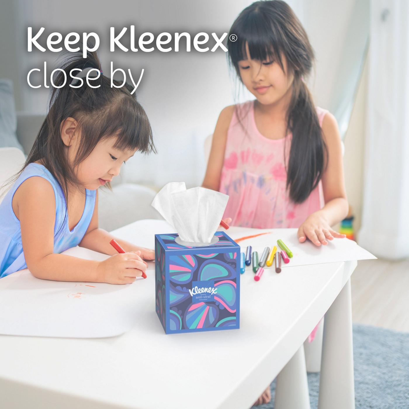 Kleenex Anti-Viral Facial Tissues Cube Boxes 3 Ply; image 6 of 6