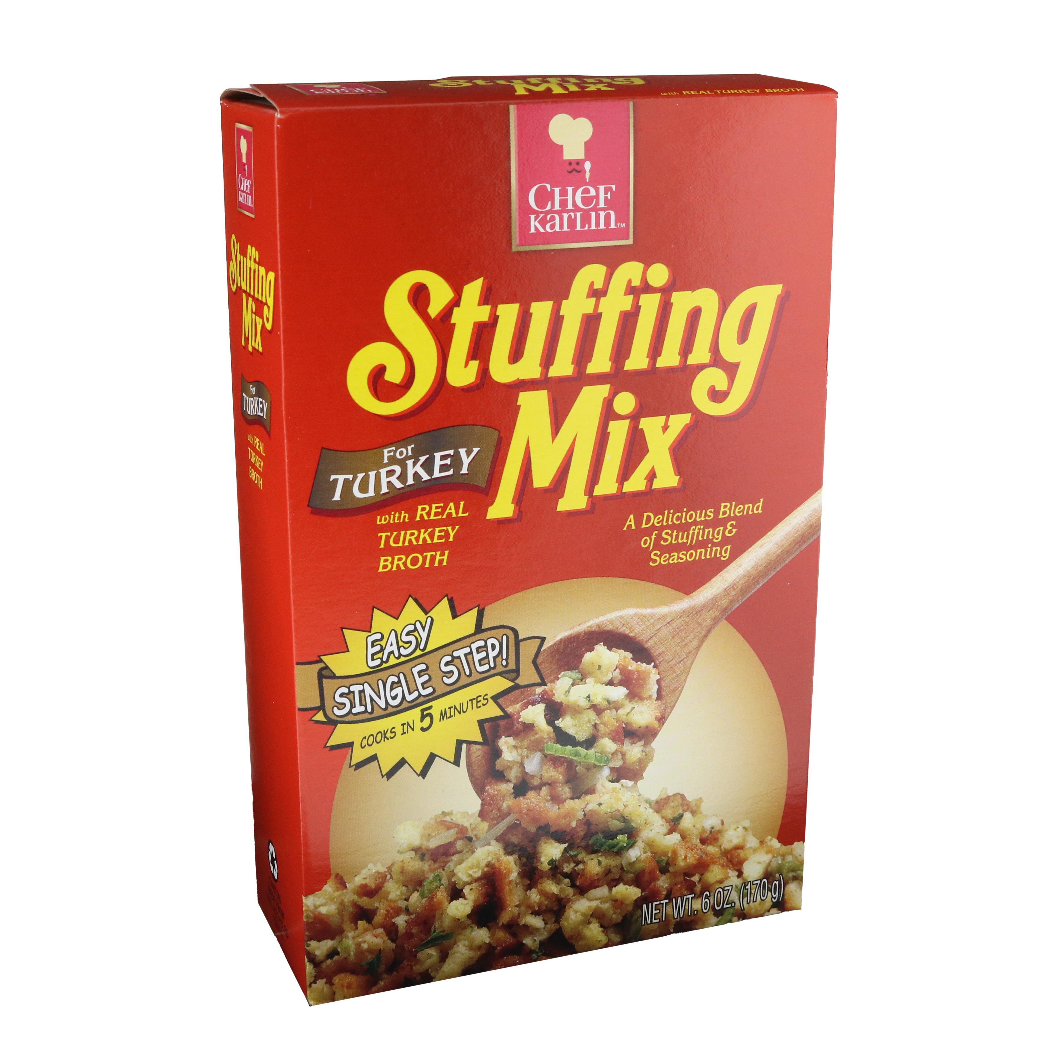 Chef Karlin Turkey Stuffing Mix Shop Pantry Meals at HEB