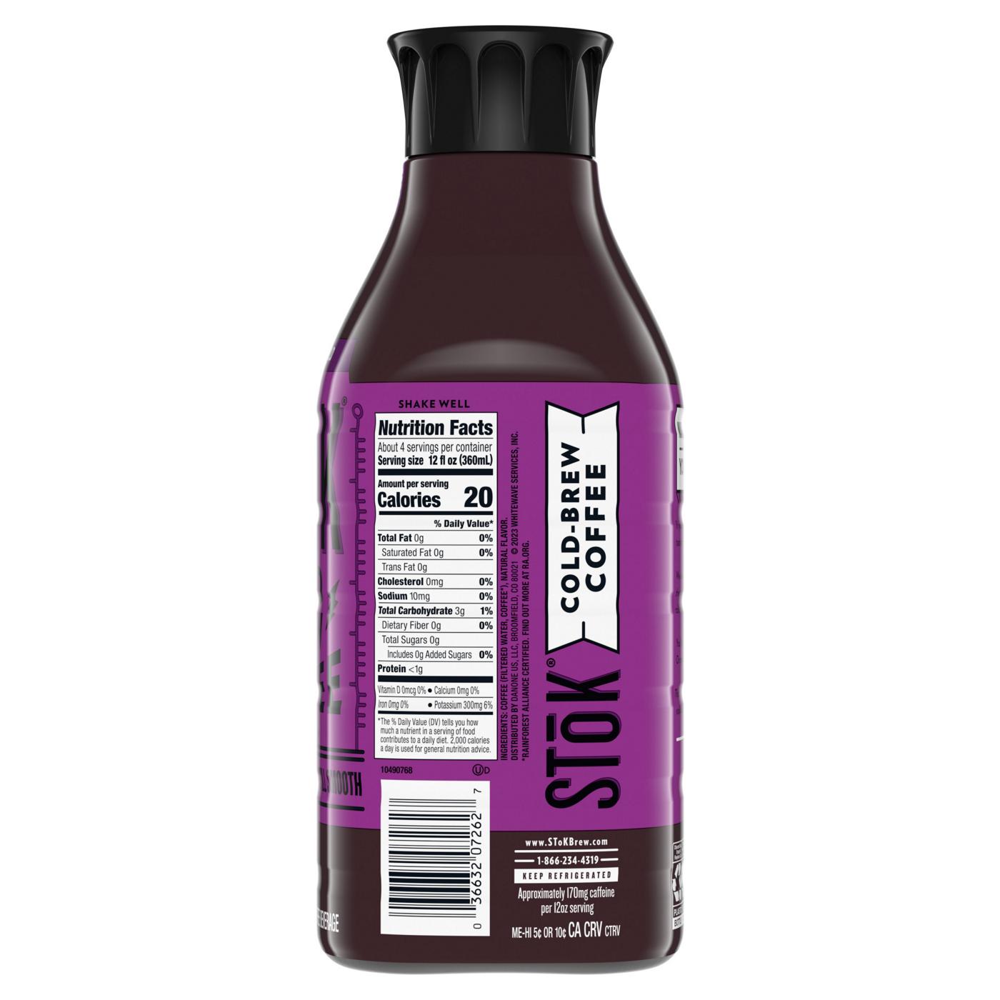 SToK Extra Bold Unsweetened Black Cold Brew Coffee; image 2 of 2