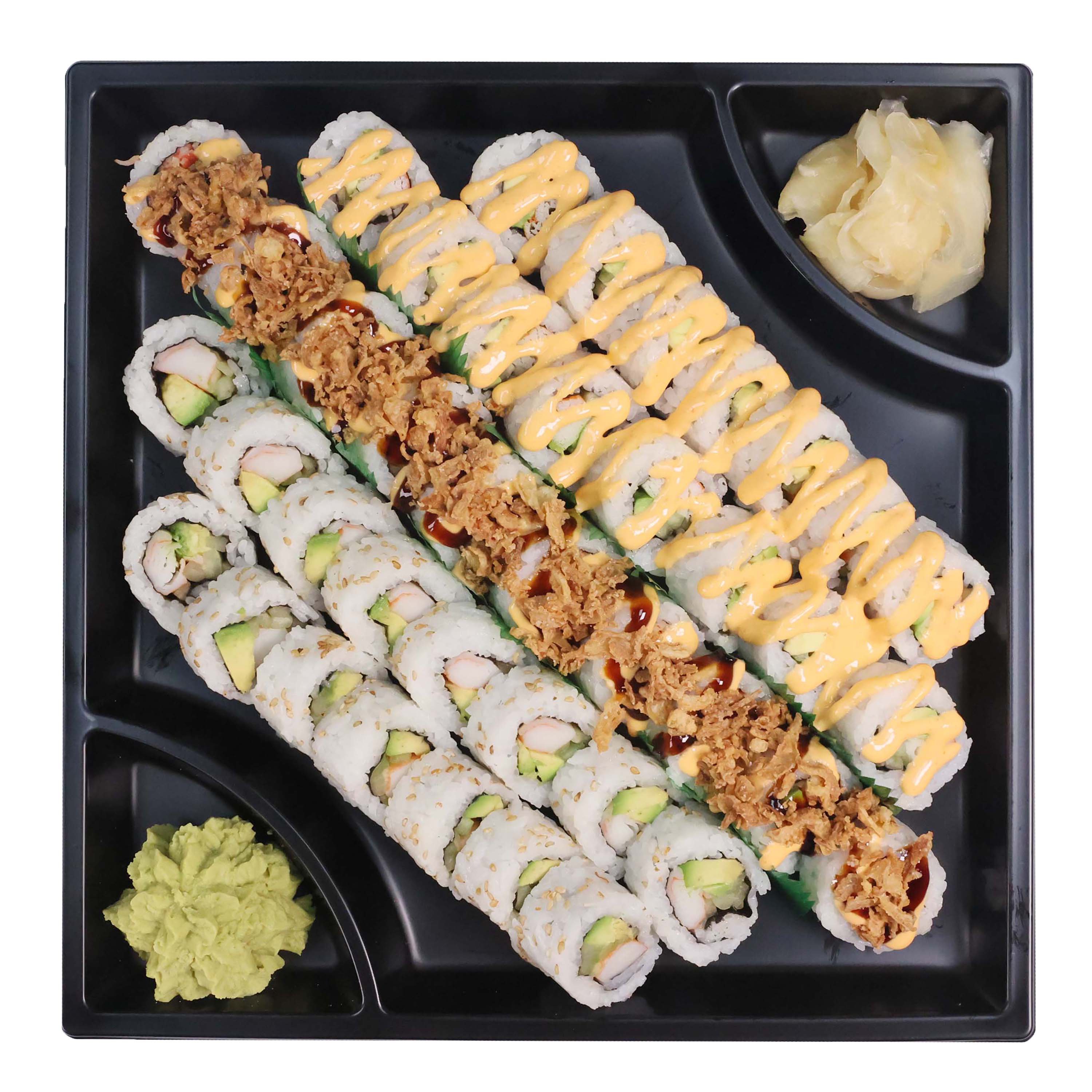 H-E-B Sushiya Sushi Party Tray - California - Kosher - Shop Sushi At H-E-B