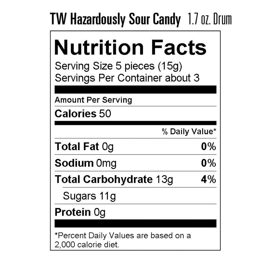 Toxic Waste Sour Candy Yellow Drum - Shop Candy at H-E-B