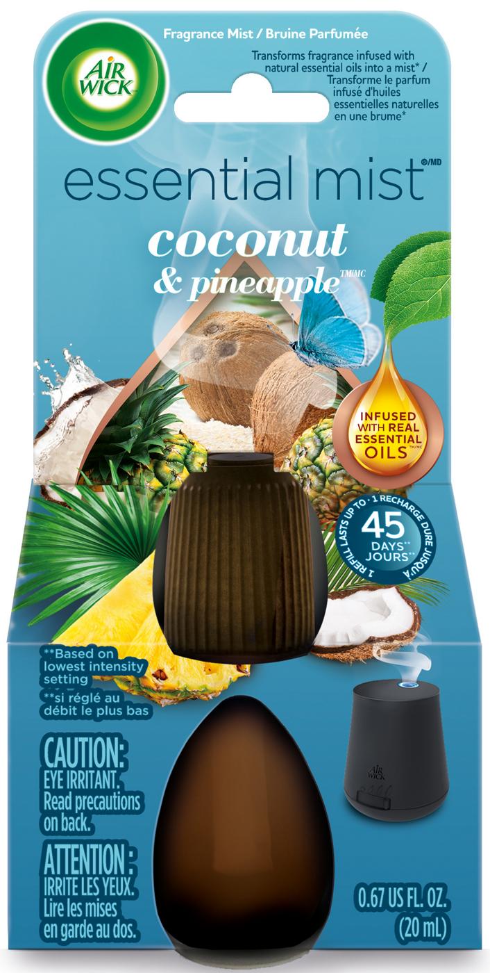 Air Wick Essential Mist Refill Essential Oil Diffuser Air Freshener - Coconut and Pineapple; image 1 of 6