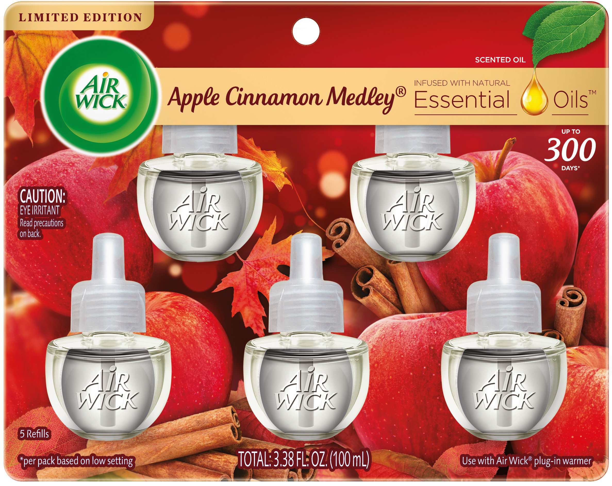 Airwick Airwick Scented Oil Refill Apple Cinnamon Medley 5 Count Shop