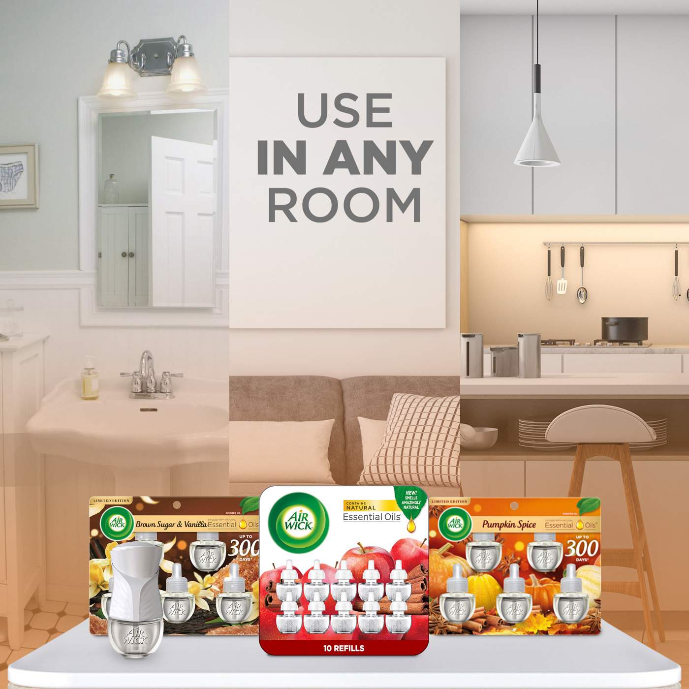 Air Wick Scented Oil Refill, Plug In Air Freshener, Apple Cinnamon Medley; image 6 of 7