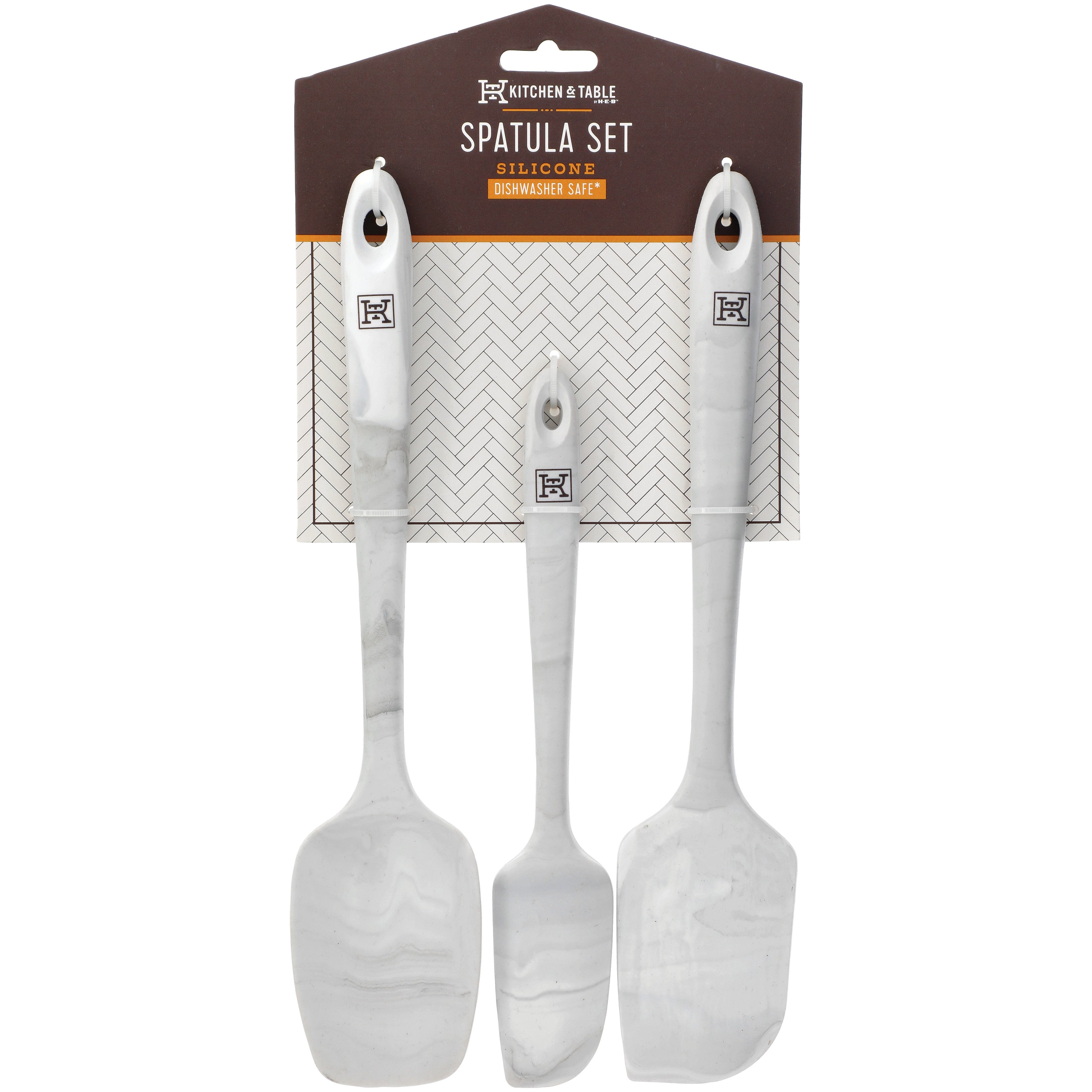 Kitchen & Table by H-E-B Silicone Spatula Set - Shop Utensils & Gadgets at  H-E-B