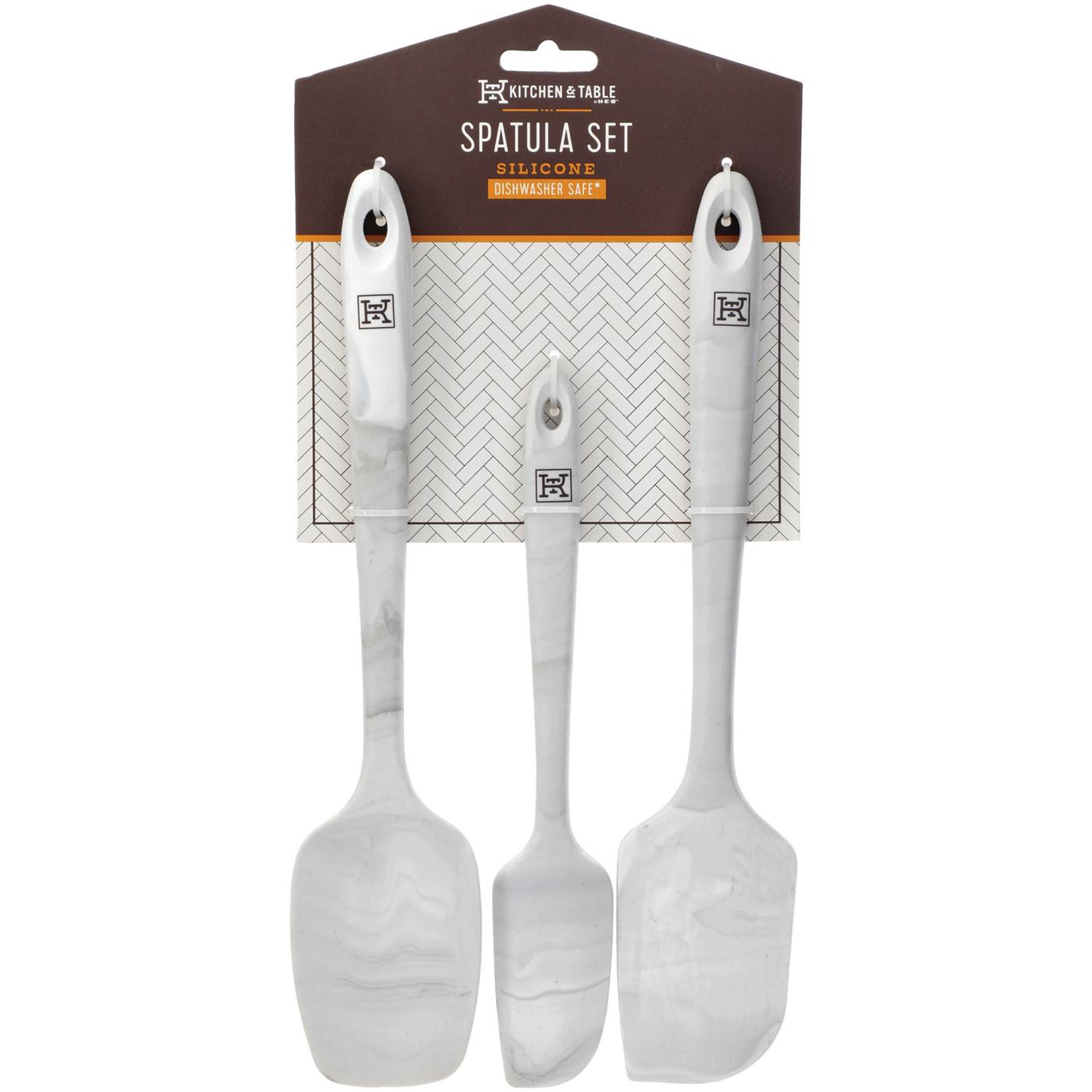 Kitchen & Table by H-E-B Silicone Spatula Set; image 1 of 2