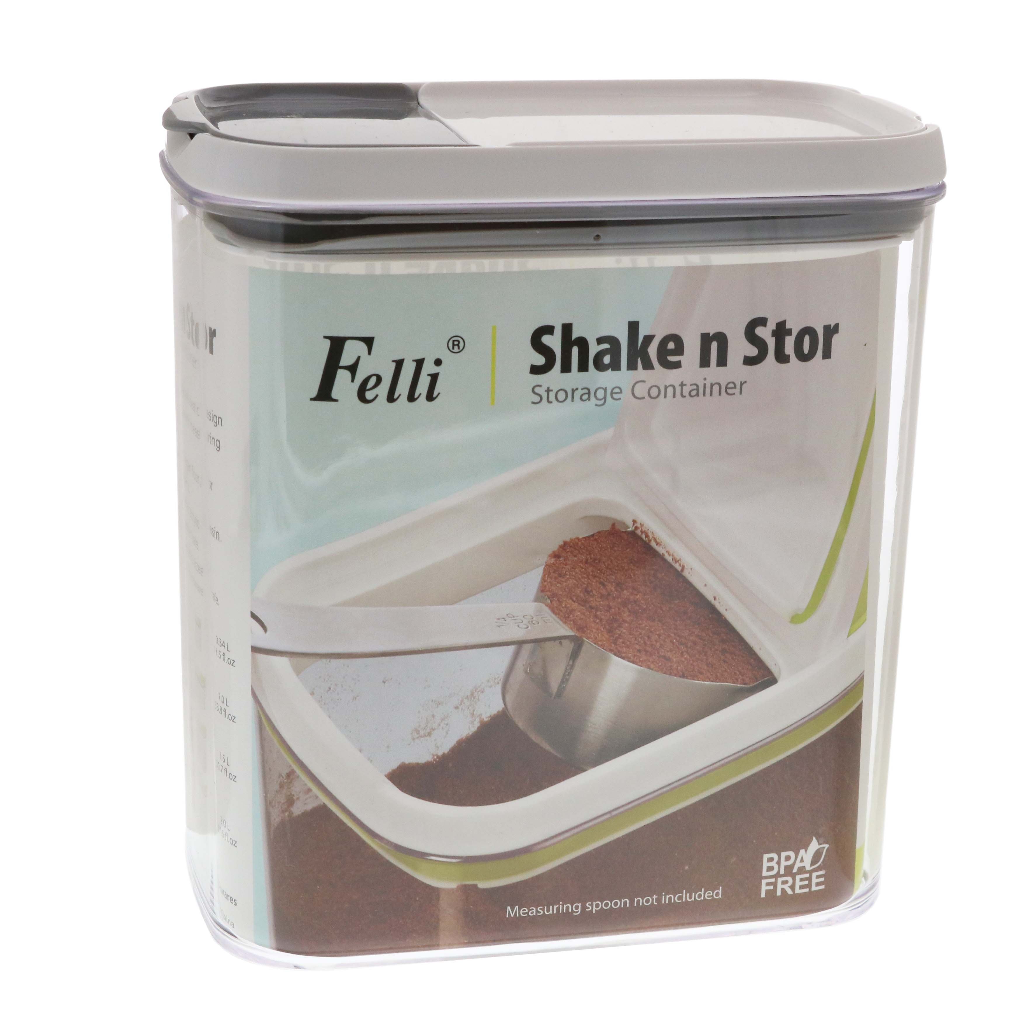 Felli Shake n Stor Clear Storage Canister - Shop Food Storage at H-E-B