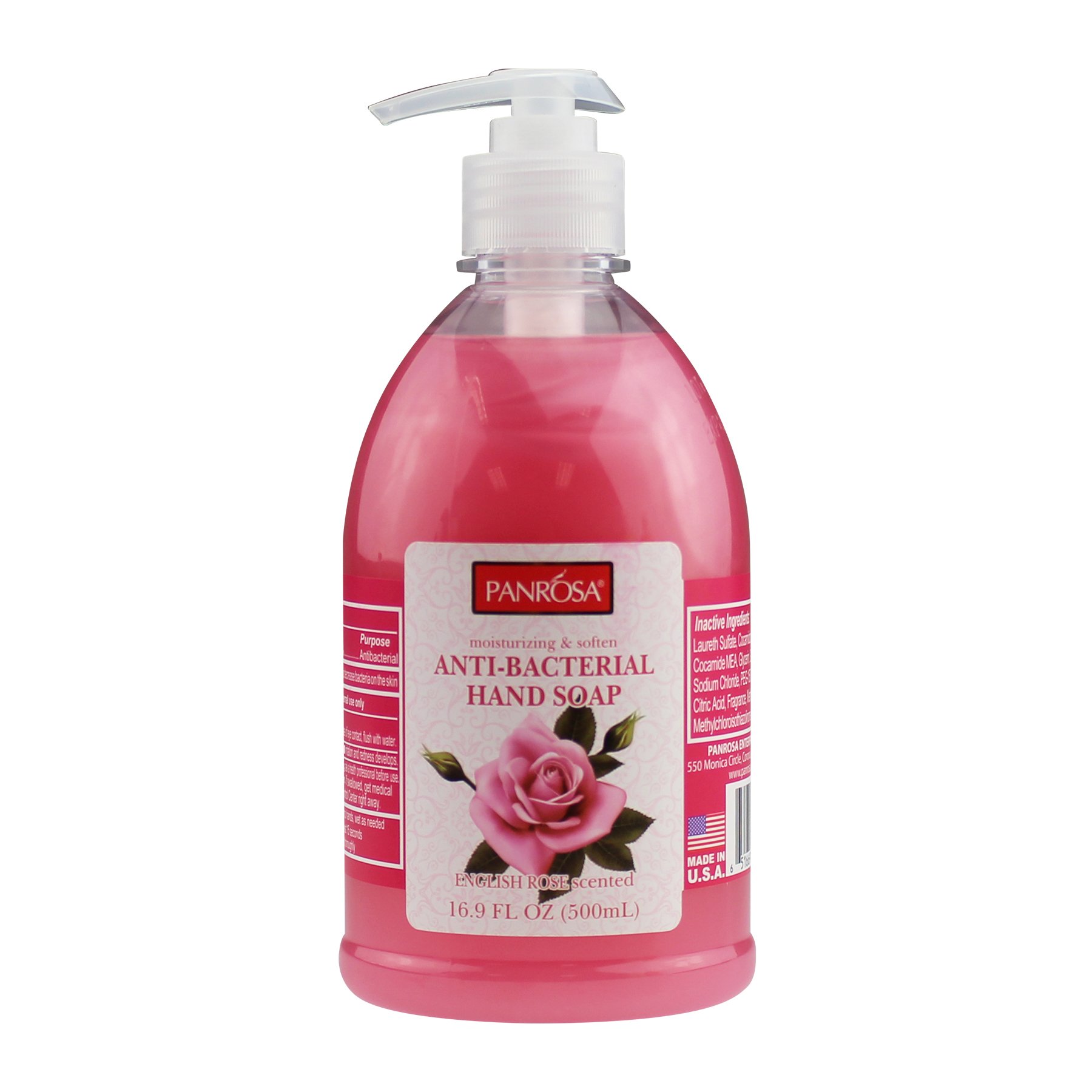 Panrosa Antibacterial Hand Soap English Rose Shop Cleansers & Soaps