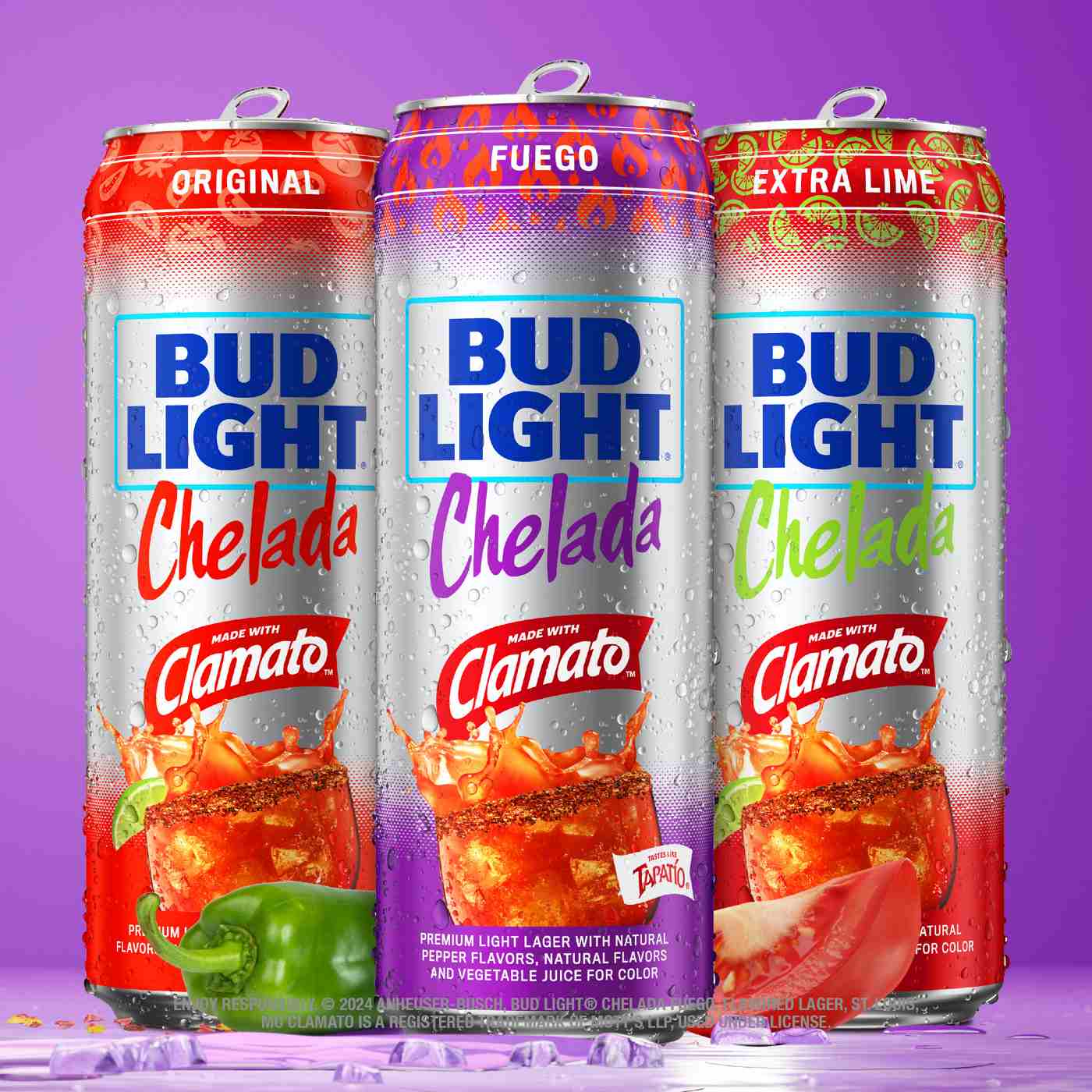 Bud Light Chelada Fuego Lager Beer; image 4 of 6