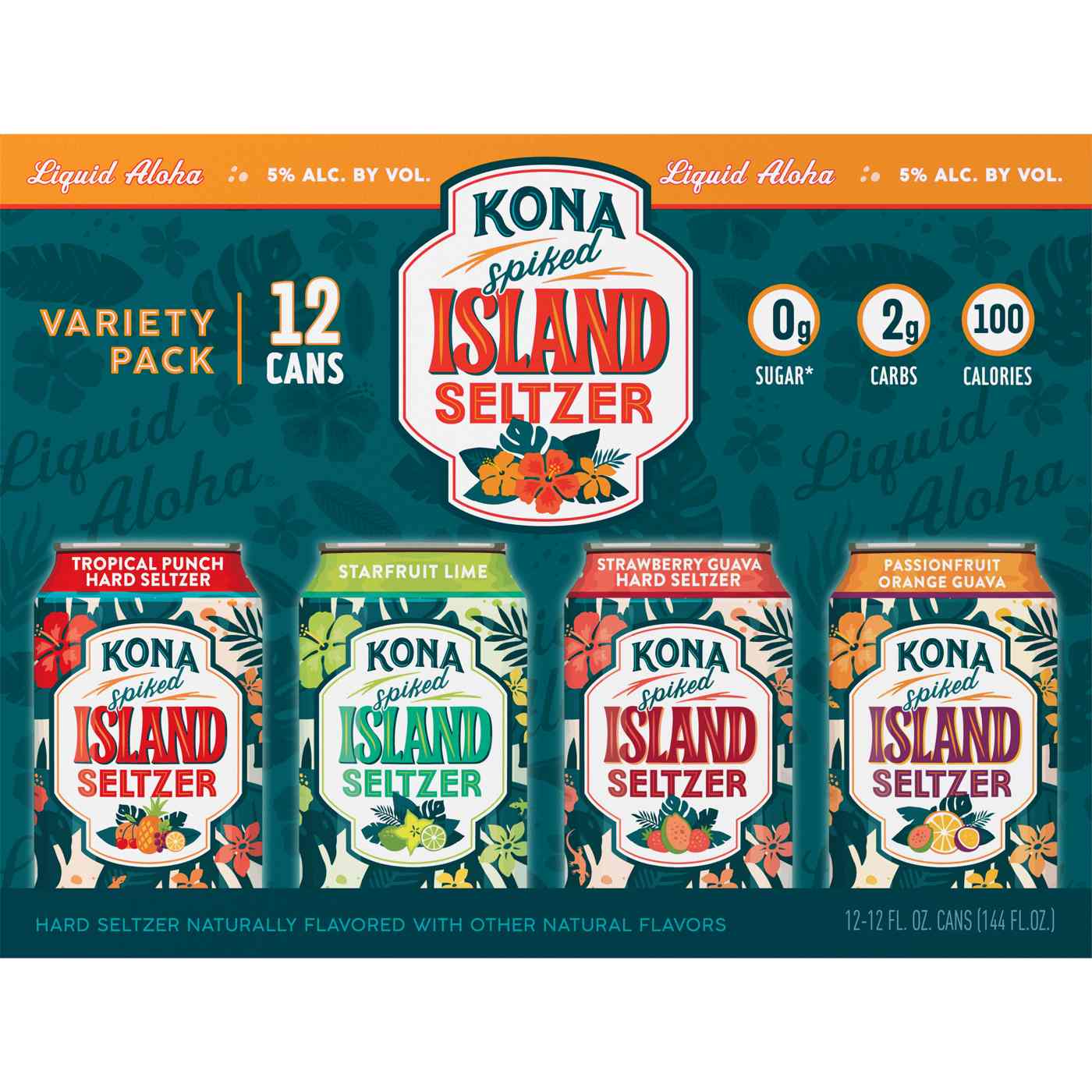 Kona Spiked Island Hard Seltzer Variety Pack 12 pk Cans; image 2 of 2