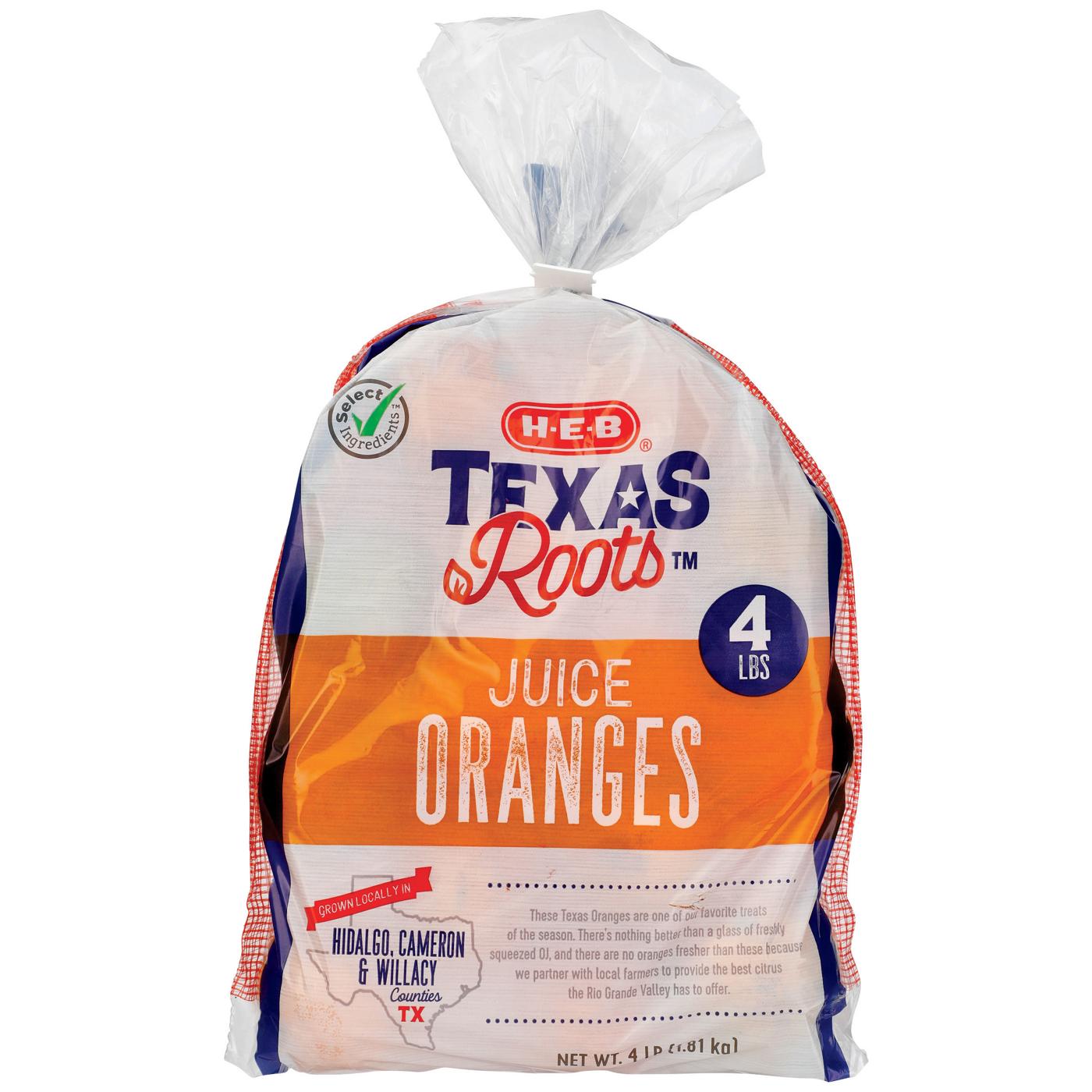 H-E-B Texas Roots Fresh Juicing Oranges; image 1 of 4