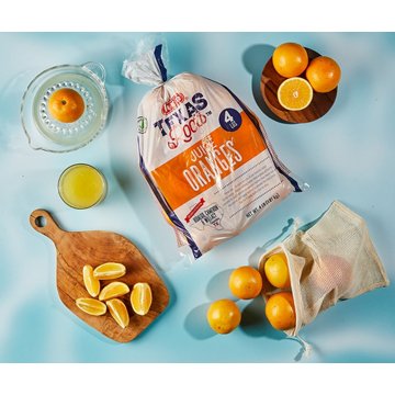 H-E-B Texas Roots Fresh Juicing Oranges, 4 lb bag