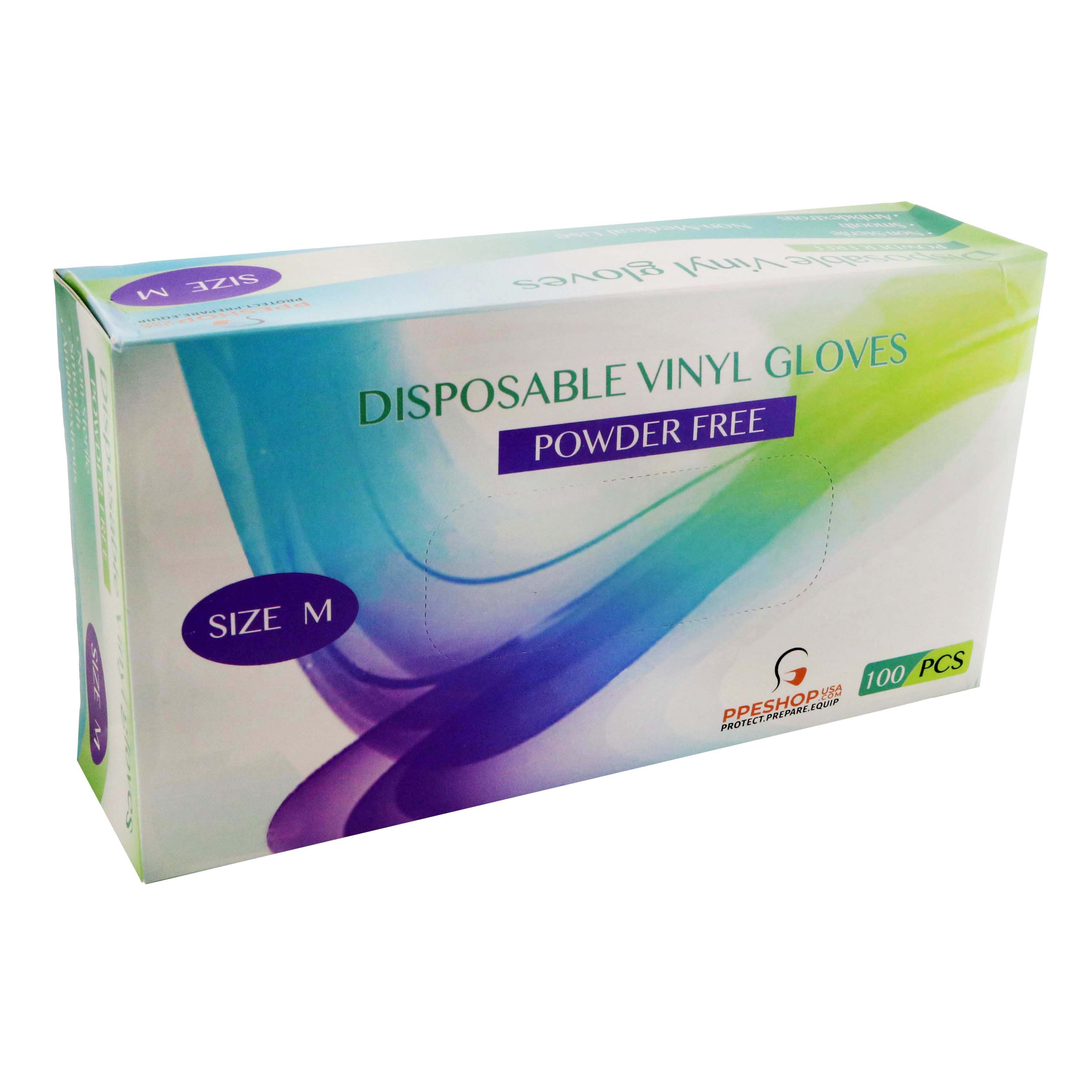 Forever Gifts Disposable Vinyl Gloves, Medium Shop Gloves at HEB