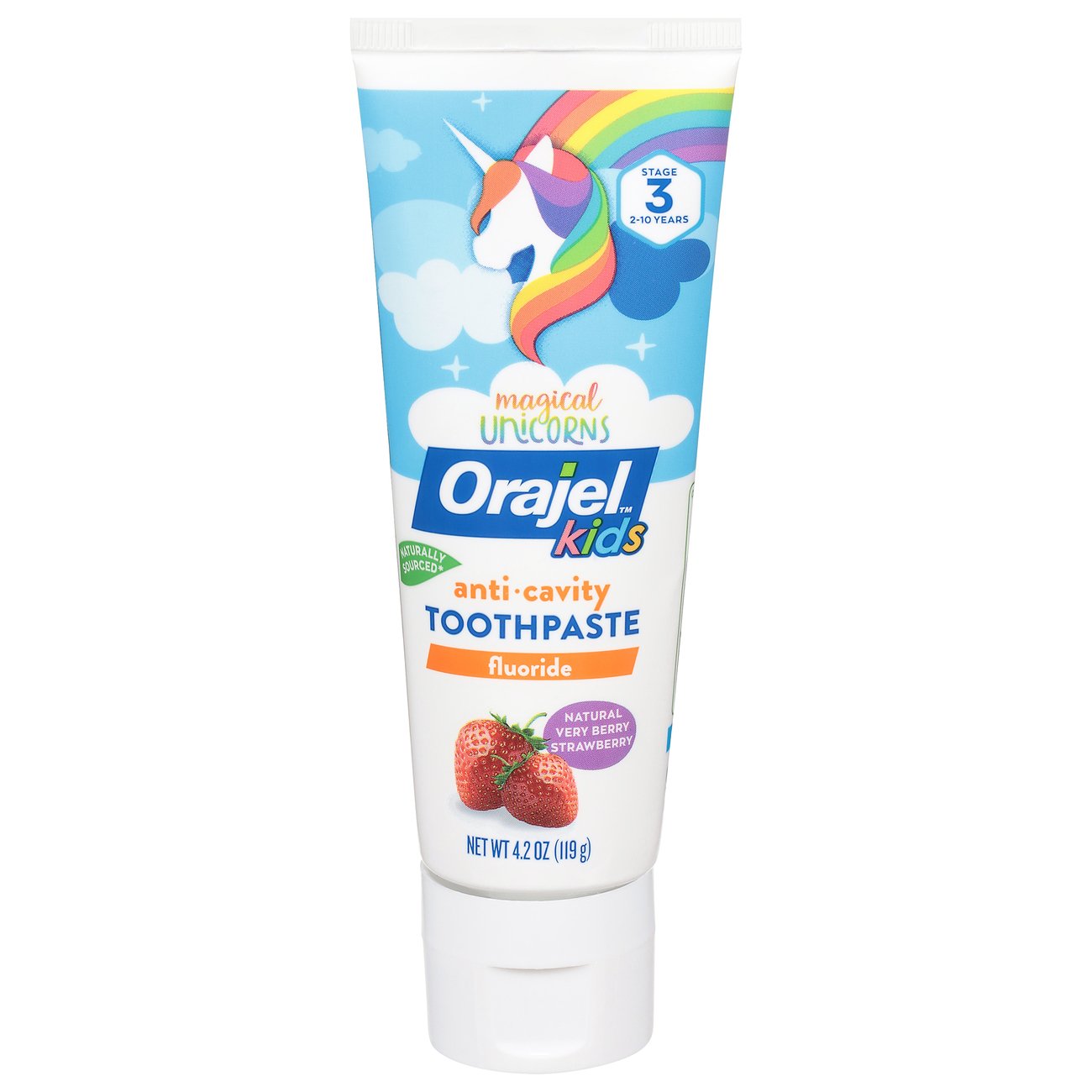 Orajel Kids Anticavity Magical Unicorns Fluoride Toothpaste Strawberry Shop Toothpaste at HEB
