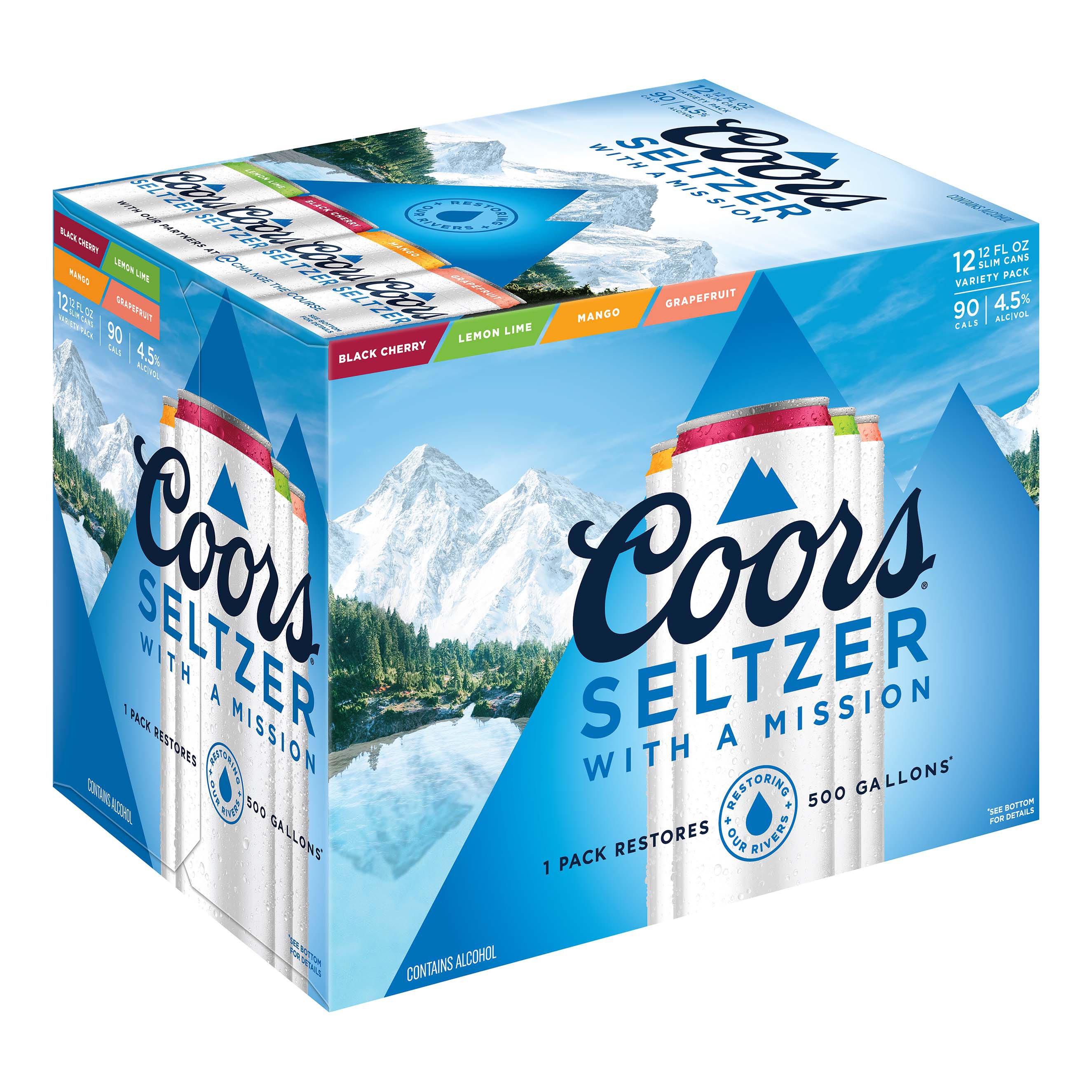 Coors Seltzer Variety Pack - Shop Beer Wine At H-e-b