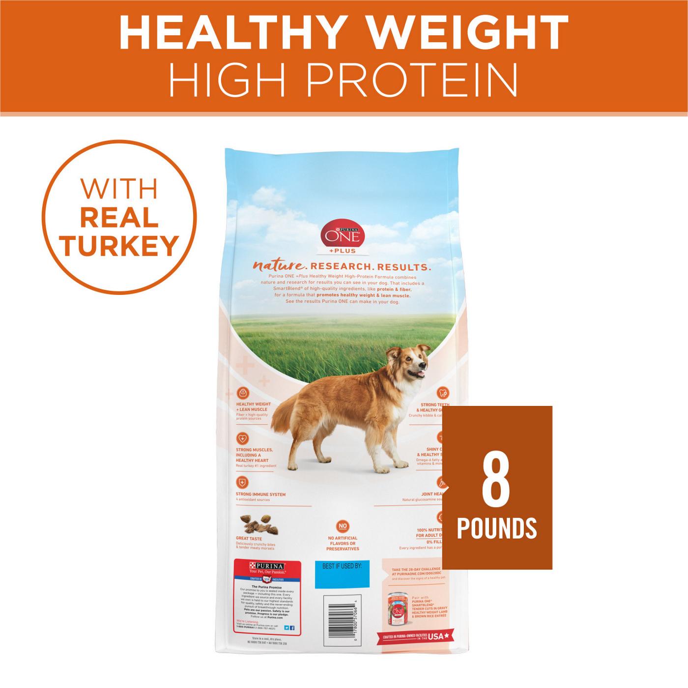 Purina ONE Purina ONE Plus Healthy Weight High-Protein Dog Food Dry Formula; image 3 of 6