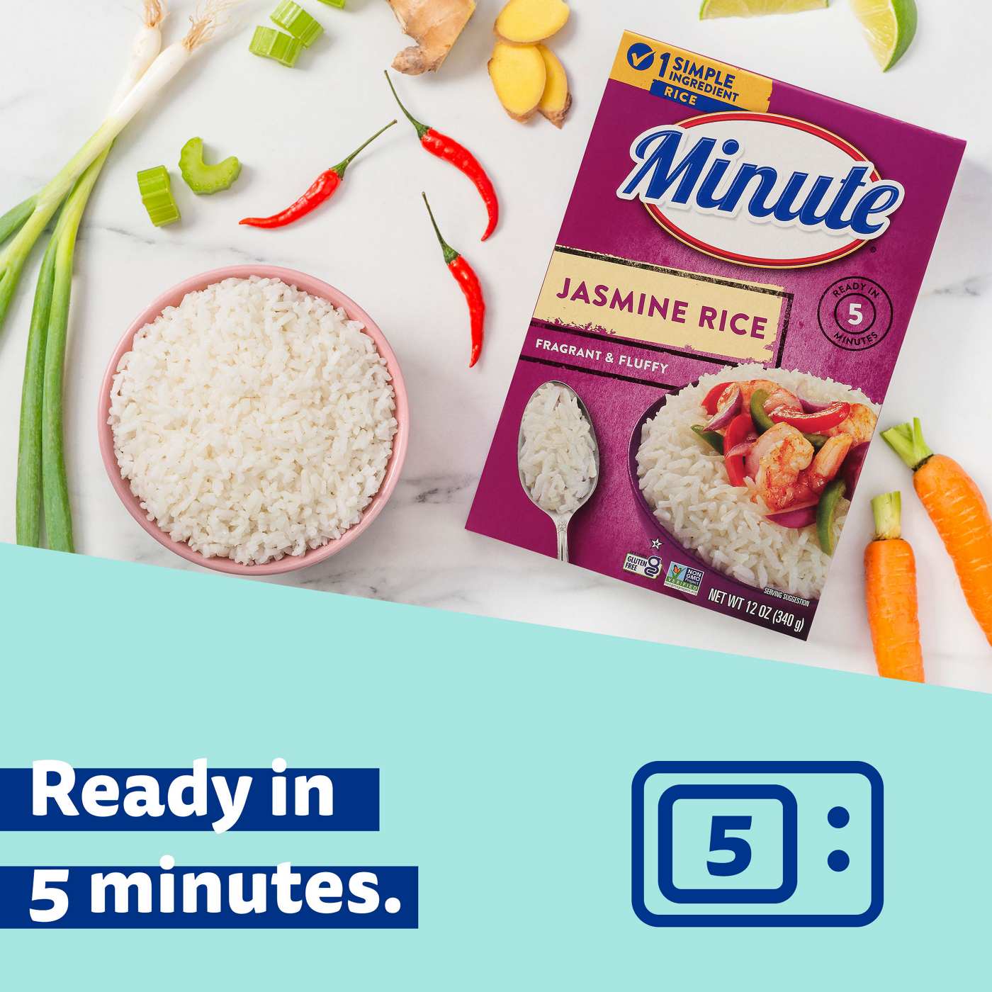 Minute Instant Jasmine Rice; image 4 of 5